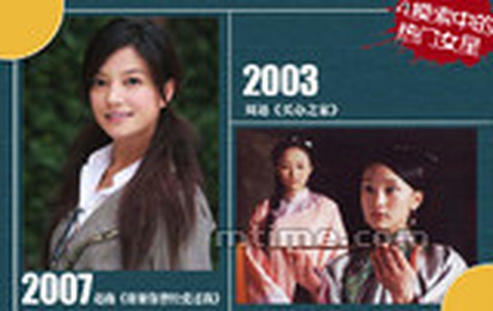 Chapter 4. 摸索中的热门女星■熟悉赵薇的影迷应该不会忘记在2006年她还参与了一部汇集了两岸三地明星的电视剧——《谢谢你曾经爱过我》。在剧中赵薇饰演一位美女主编雨薇，却爱上了有妇之夫霍然（庹宗华饰演），为了这段没结果的爱情对苦苦追求她的男人视而不见，最后却又陷入了一段纠结的姐弟恋中。在这段多角关系的偶像剧中，赵薇将清纯与可爱、感性与沧桑等不同的状态演绎的淋漓尽致。她与老戏骨潘虹之间的对手戏更是火花四溅。 ■2003年，周迅与陈坤这对经典的荧幕情侣再度携手，出演了电视剧《买办之家》。周迅接拍这部电视剧主要还是因为当年的伯乐李少红。只不过这次李少红的身份变成了艺术指导，导演则由她的丈夫曾念平来担任。周迅在剧中饰演一位美丽的旗人女子，身上兼具各种中华女性传统美德，只是最后却成为了那个年代的牺牲品，演绎了一段曲折艰辛的人生历程。