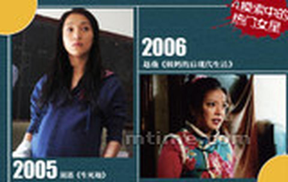 Chapter 4. 摸索中的热门女星■周润发、斯琴高娃、赵薇，这样的演员组合实在是让影迷眼前一亮，当年这部叫做《姨妈的后现代生活》的影片也着实吊足了观众的胃口。这是赵薇继《玉观音》之后与香港导演许鞍华的再度合作，不过这次她不再是那个命运坎坷的女主角，而成了“姨妈女儿”——一个没心没肺没文化又大大咧咧的东北妞。这部电影进入宣传期的时候，赵薇正在北影攻读研究生，这次颠覆形象的转型之作也让人看到了她另外一面的闪光点。 ■周迅与李少红的“情缘”时隔十多年也一直没有割断。2006年，李少红的新作《生死劫》再度力邀周迅加盟，她也是欣然应允。这部电影是电视电影《绝对隐私》系列之一。周迅在片中饰演了一个命运多舛的女大学生，为一个小货车司机退学生子，却最终遭遗弃。除了有李少红这个默契搭档之外，周迅与男主角吴军也是有过多次合作。提起周迅的变化和进步，吴军在采访中也是不吝赞美之词—— “她总是轻而易举的就让人感受到从她体内迸发出来的新鲜东西。她的精神世界总是饱满的，对我也是一种刺激，让自己可以有意想不到的收获。”