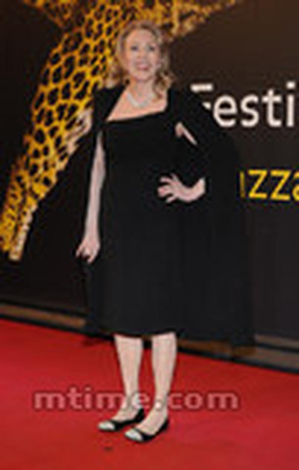 当地时间8月9日，好莱坞老牌女星费·唐纳薇出席瑞士洛迦诺电影节，她被第66届洛迦诺电影节授予金豹荣誉奖。