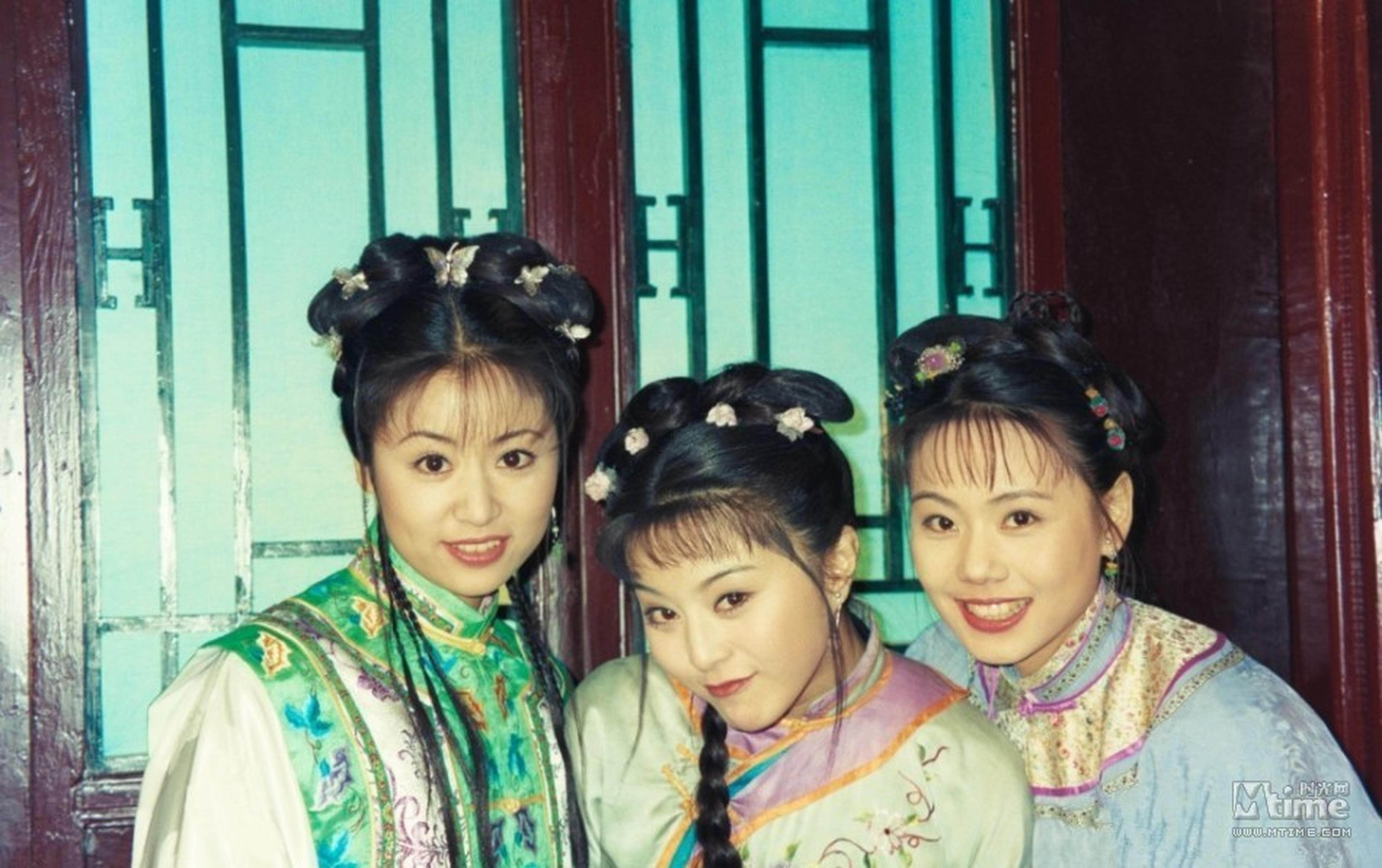 林心如，范冰冰，陈莹三人合影。