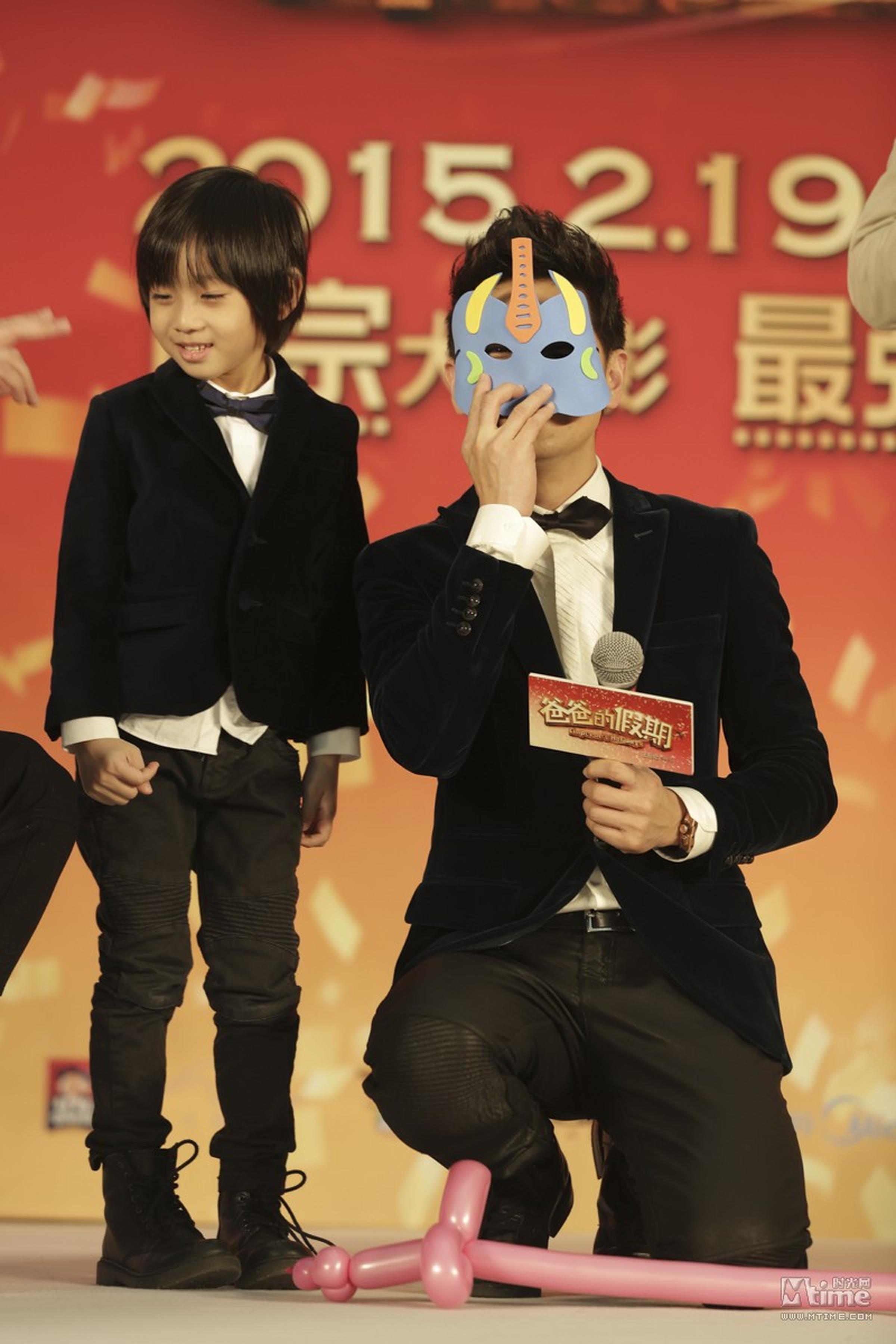 林志颖父子。