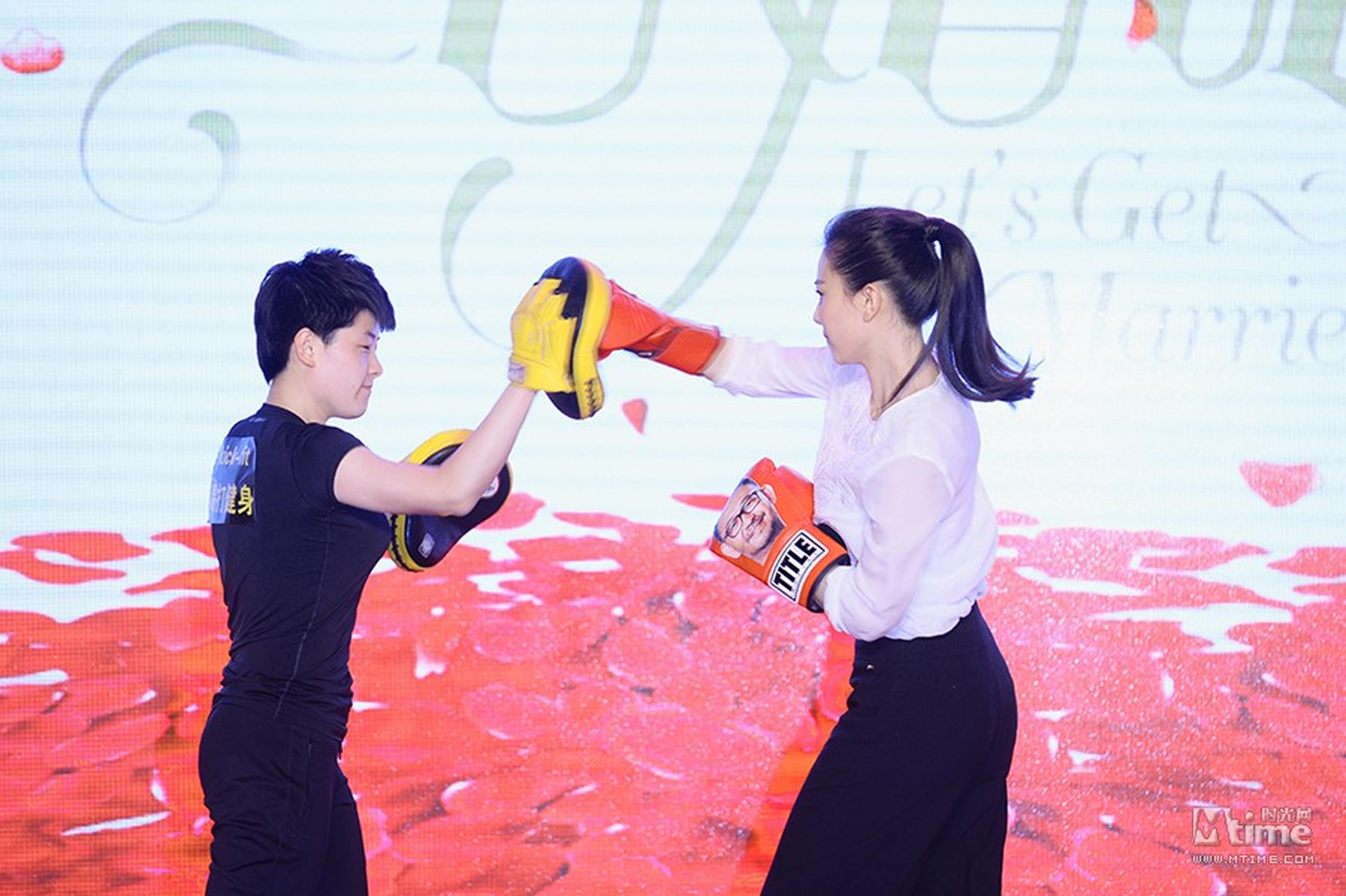 被问及会不会考虑做“打女”，高圆圆表示，对自己有更多自信以后再拍打戏，现在只是享受这个练拳的过程。