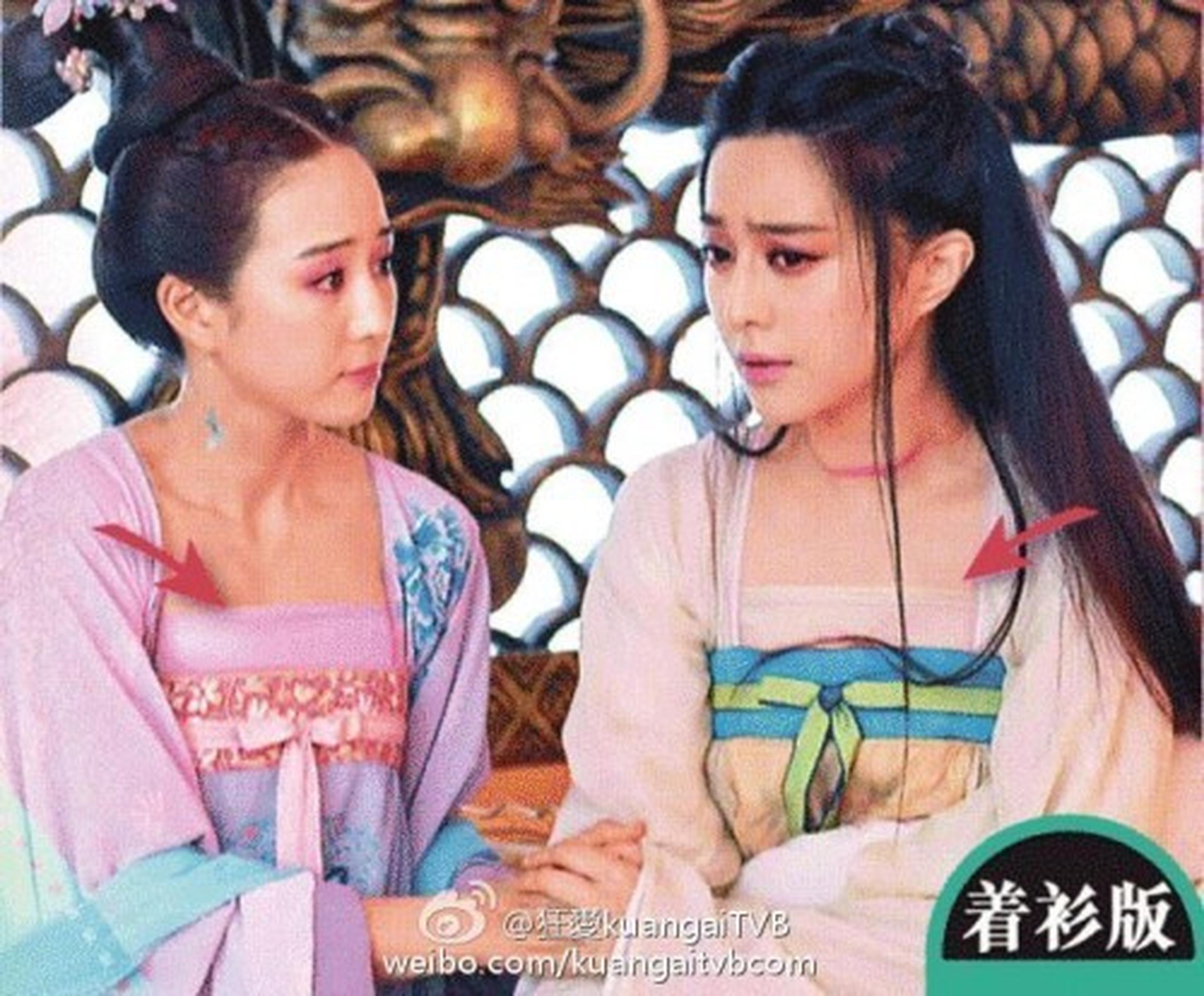 虽然胸被遮了，但毫无违和感。