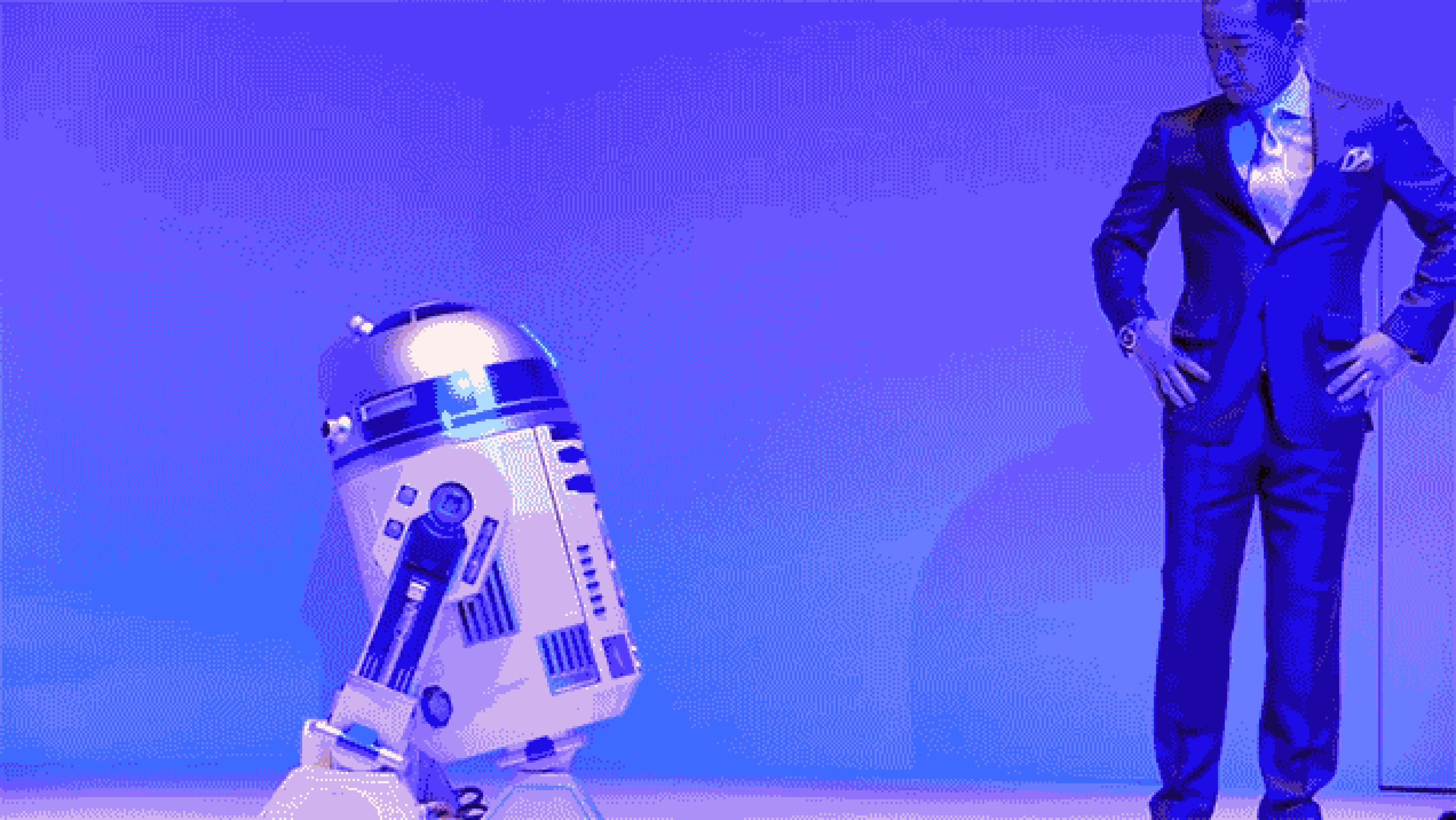 变身冰箱的R2-D2机器人行走顺畅，发光摇头也是萌萌哒