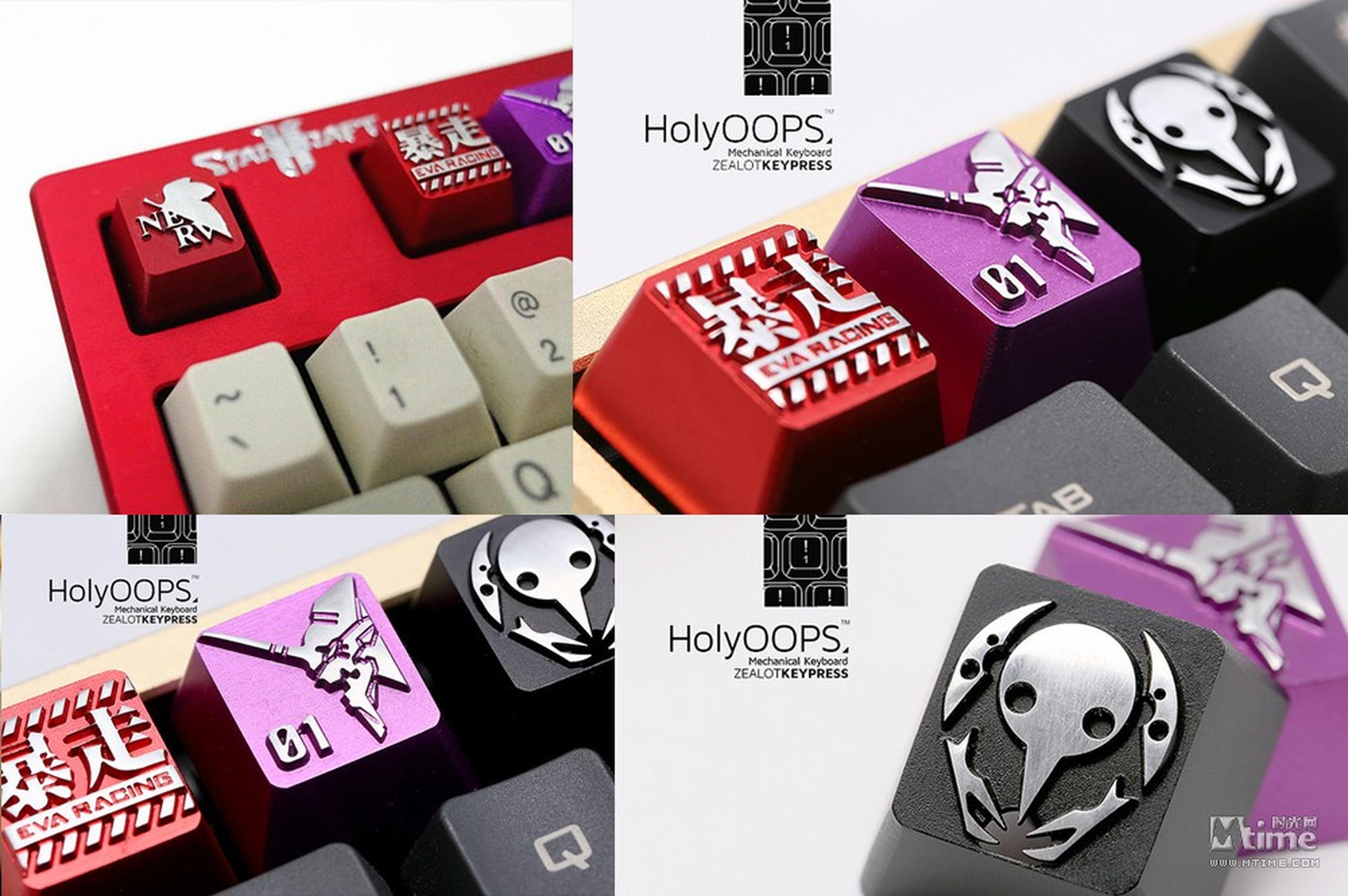 欧美厂商Geekkeys推出的图案相当丰富的EVA主题电脑键盘按键