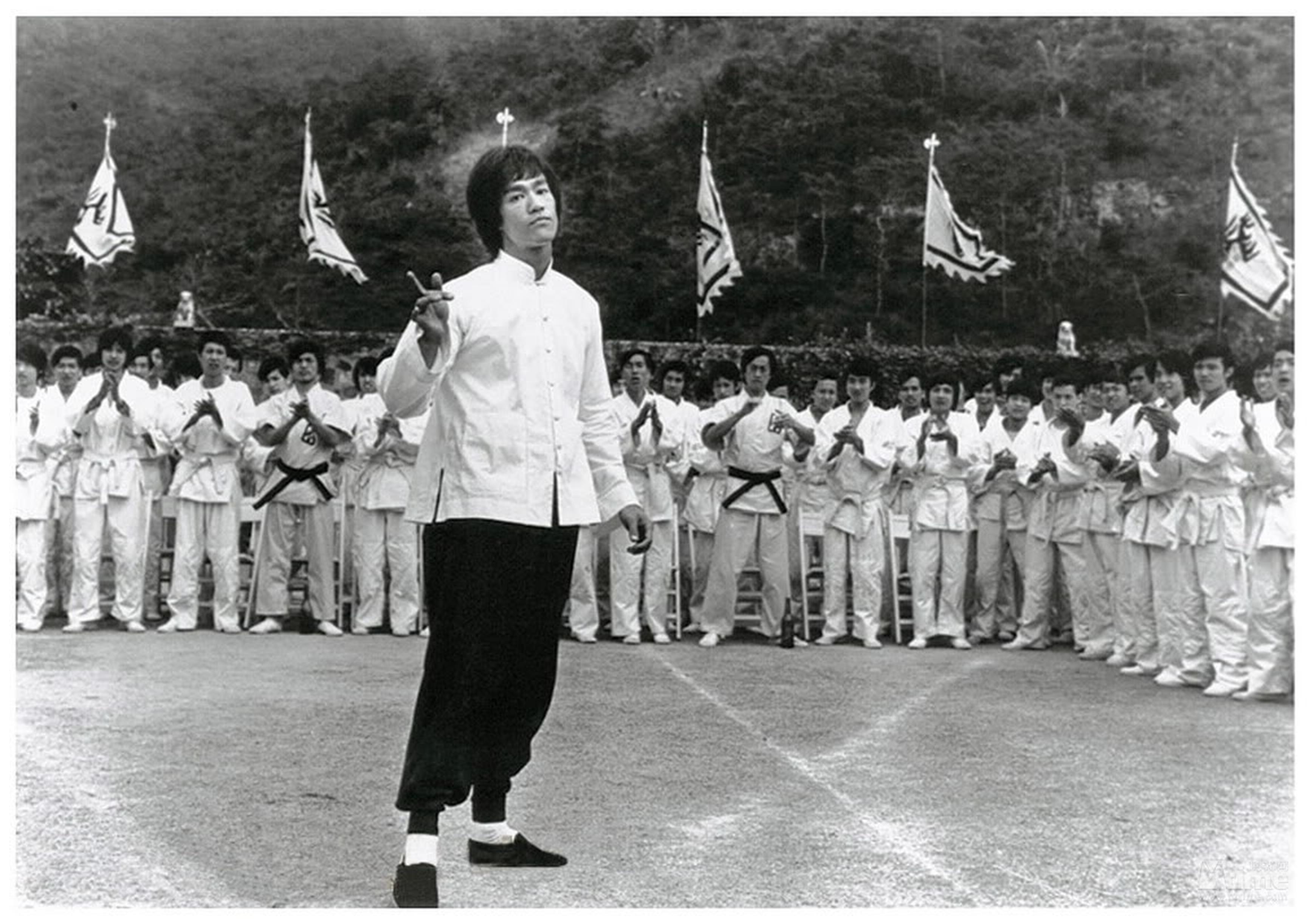 《龙争虎斗》片场
