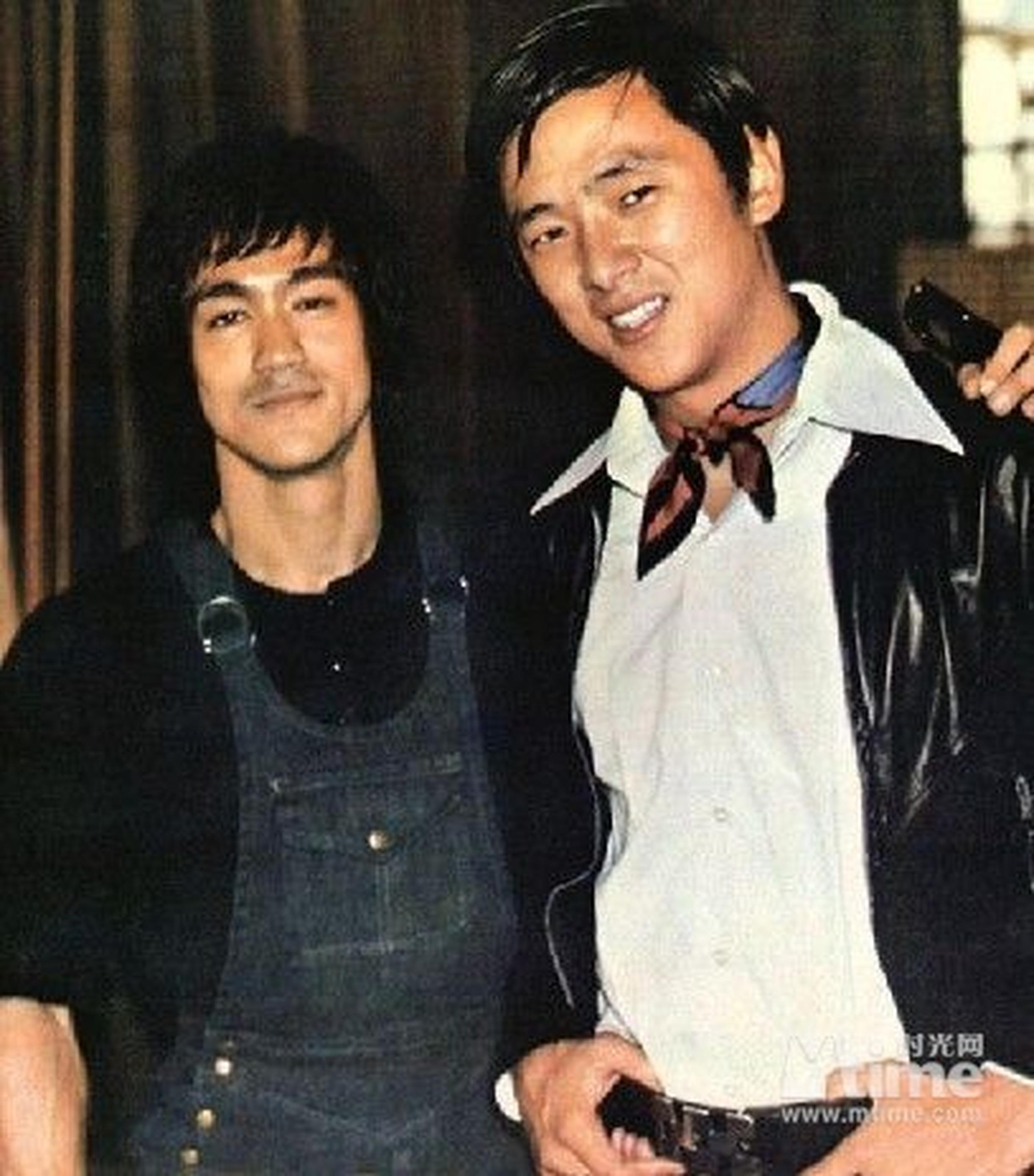 李小龙和武打明星王羽
