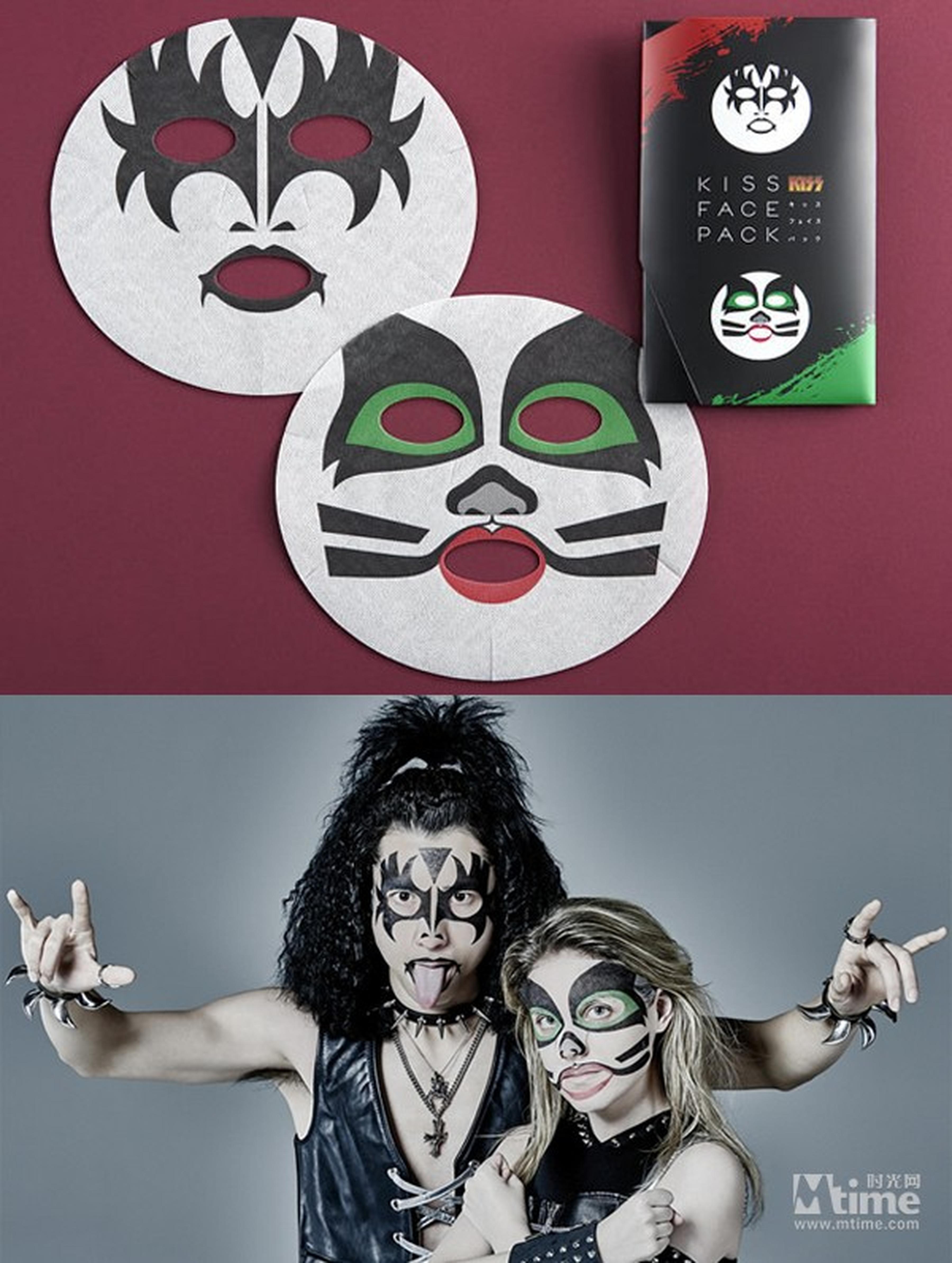 著名重金属乐队KISS成员Gene Simmons及Eric Singer