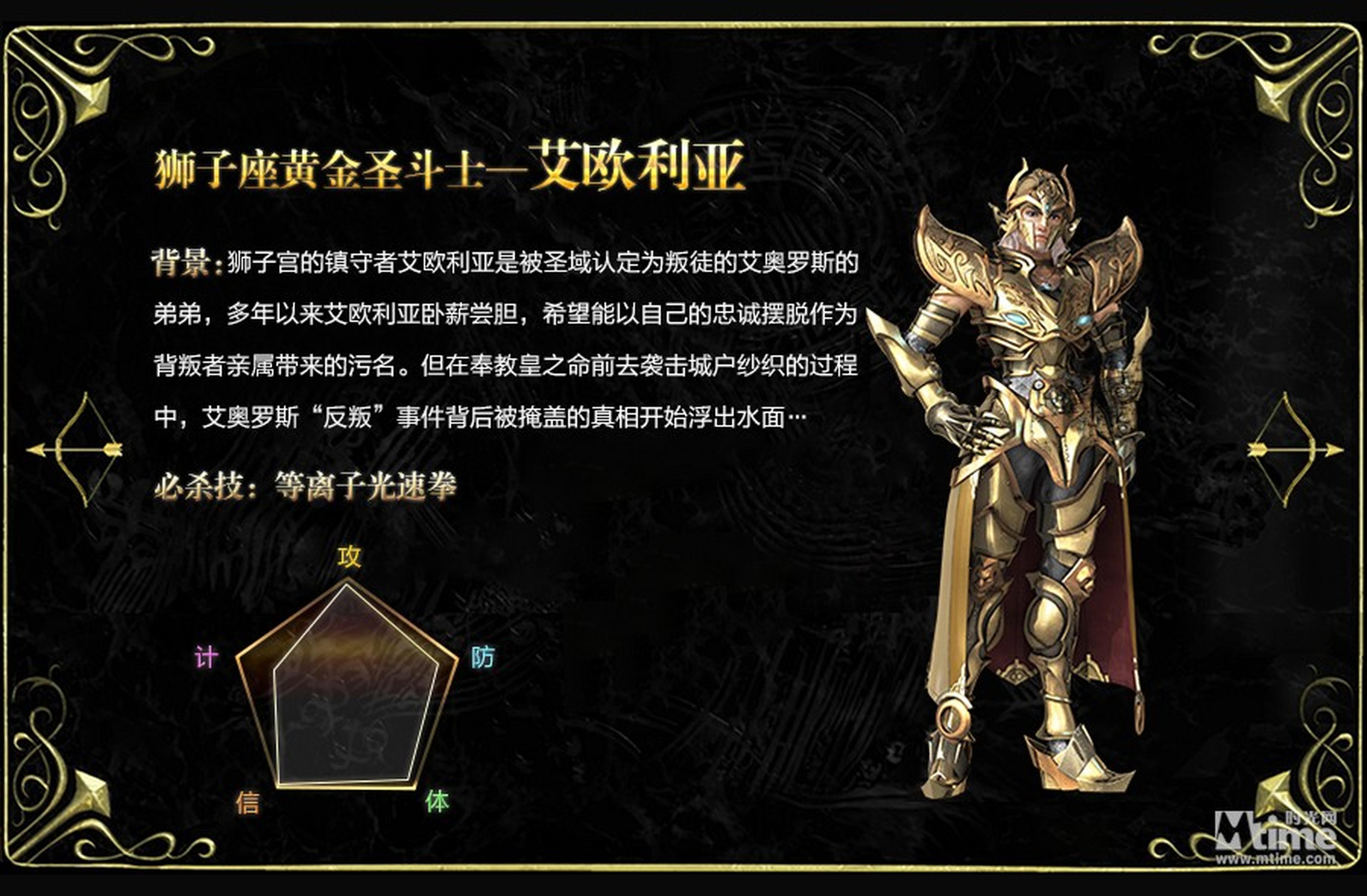 狮子座黄金圣斗士—艾欧利亚