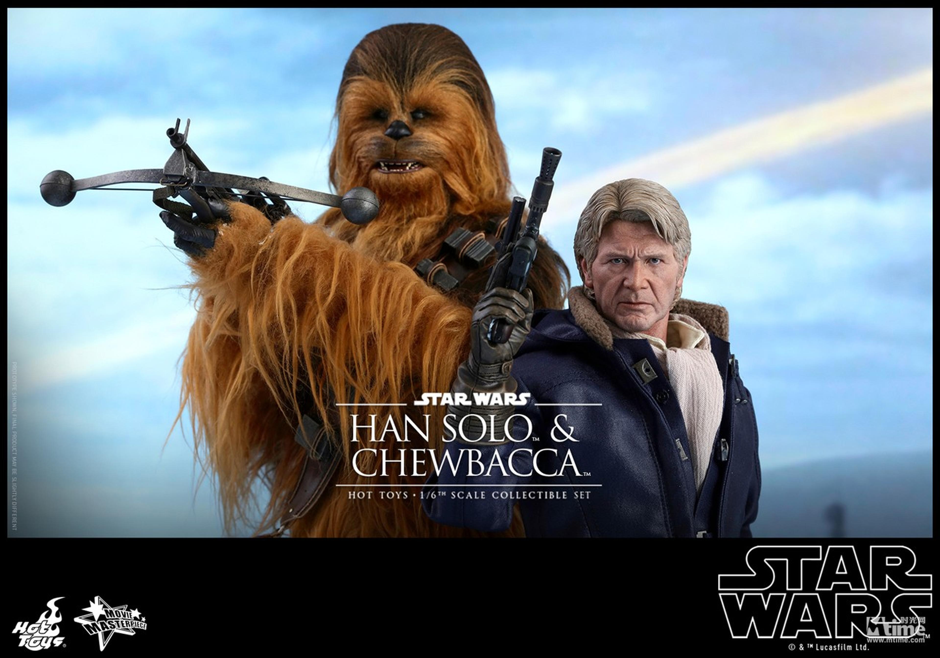 Hot Toys推出《星战7》汉索罗楚巴卡可动人偶