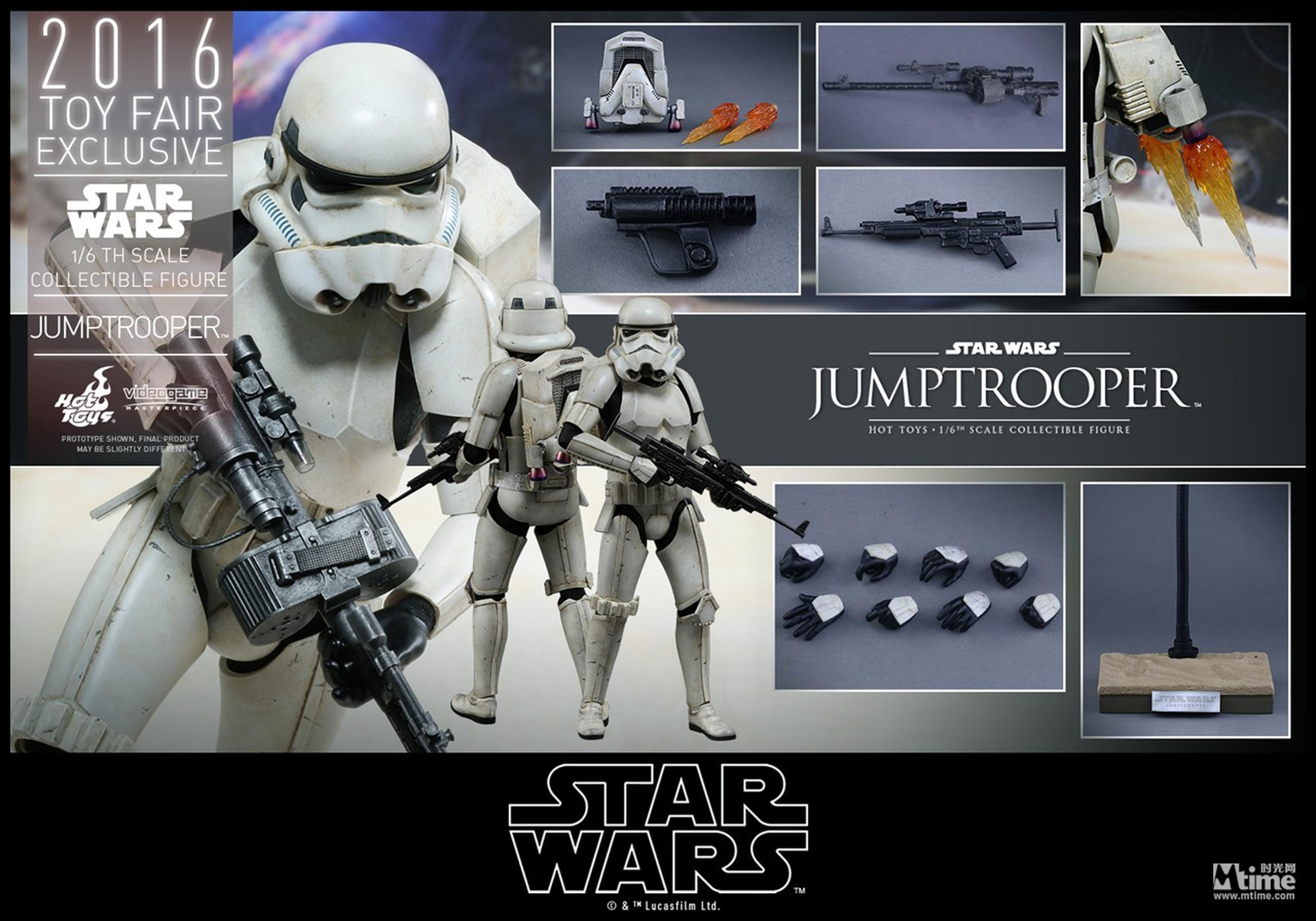 Jumptrooper附有悬挂支架的沙漠情景地台