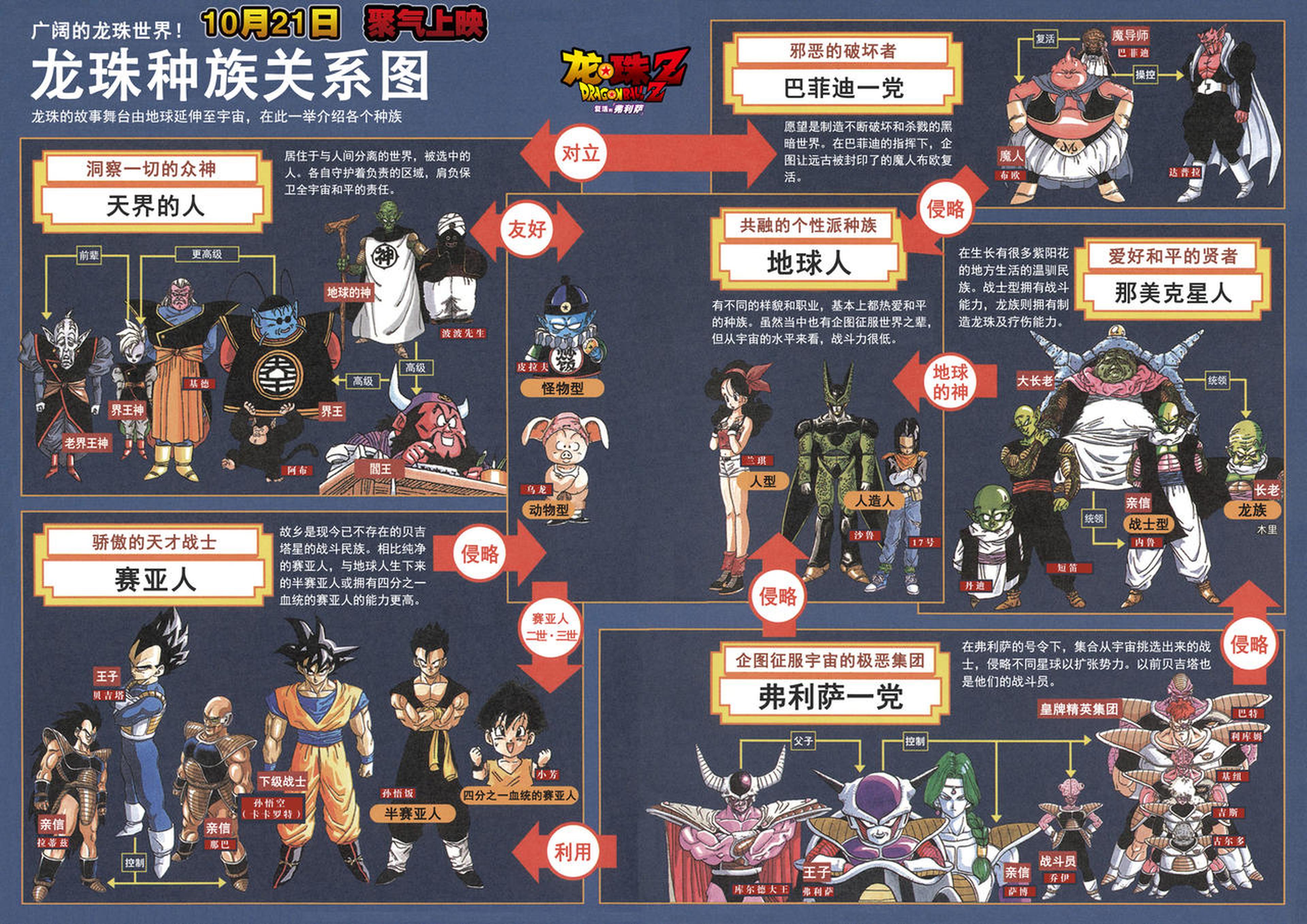 龙珠种族关系图