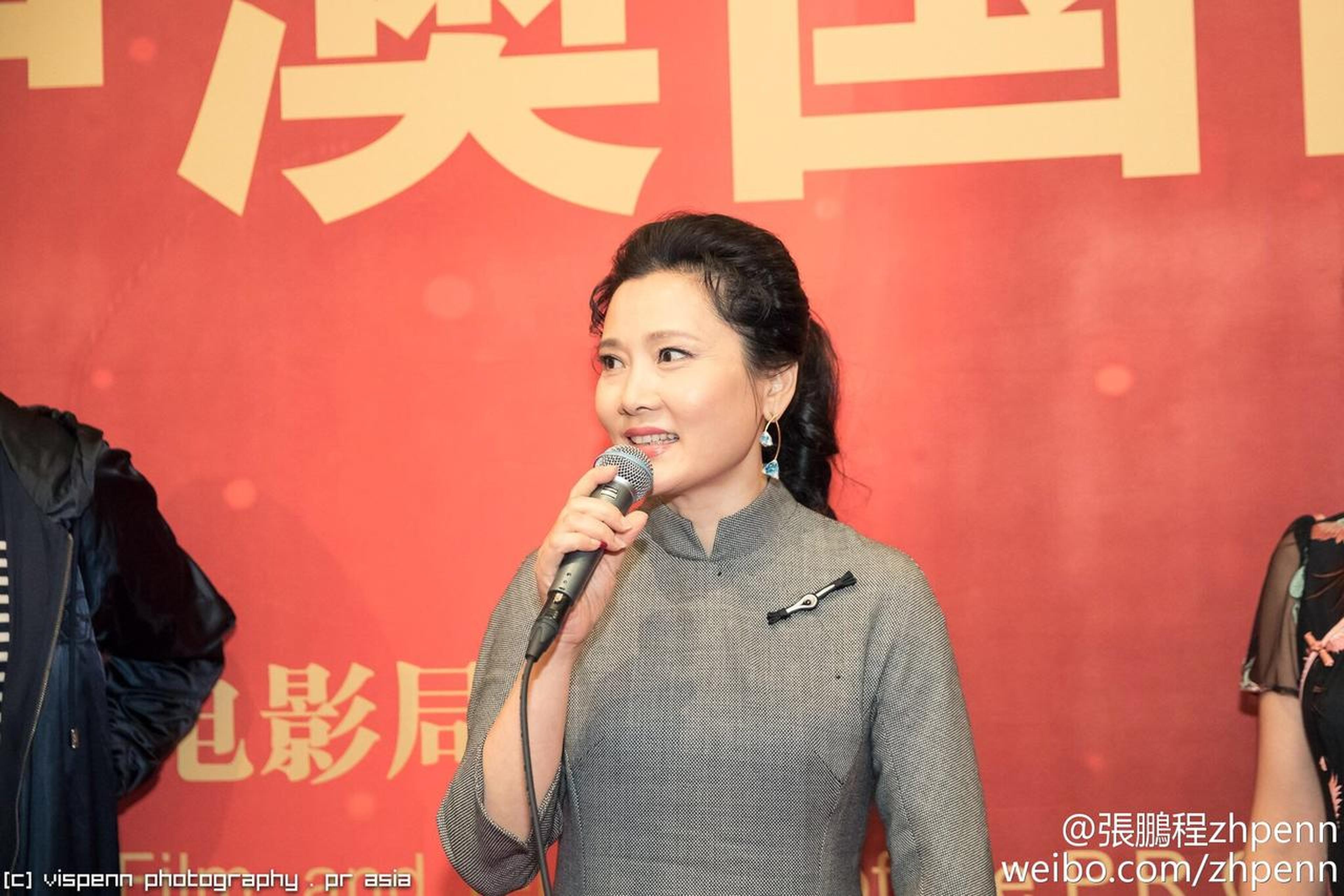 何赛飞获中澳电影节最佳女主角奖（摄影张鹏程）