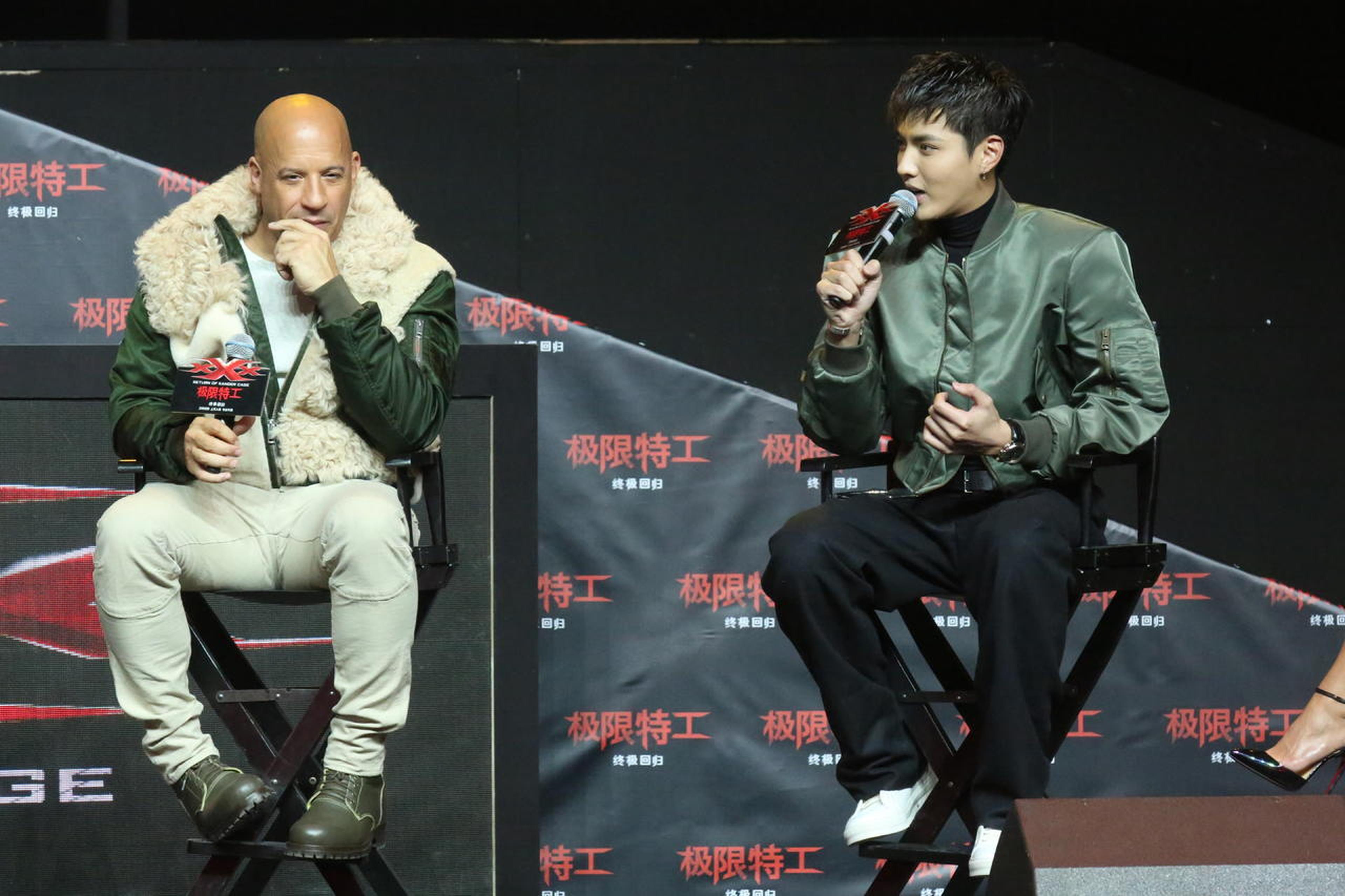 《极限特工3》北京首映礼，范·迪塞尔、吴亦凡