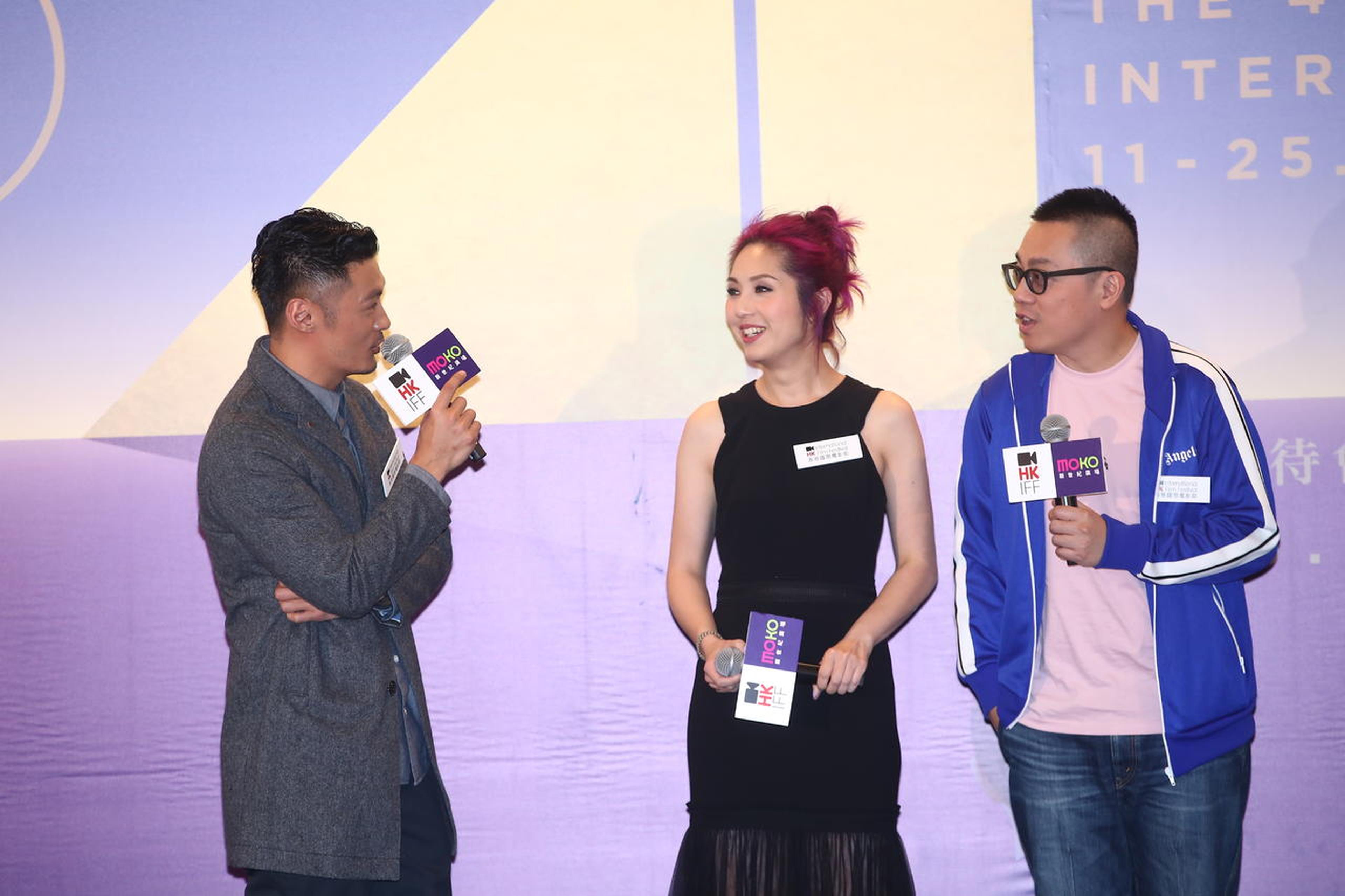 彭浩翔、杨千嬅、余文乐互动