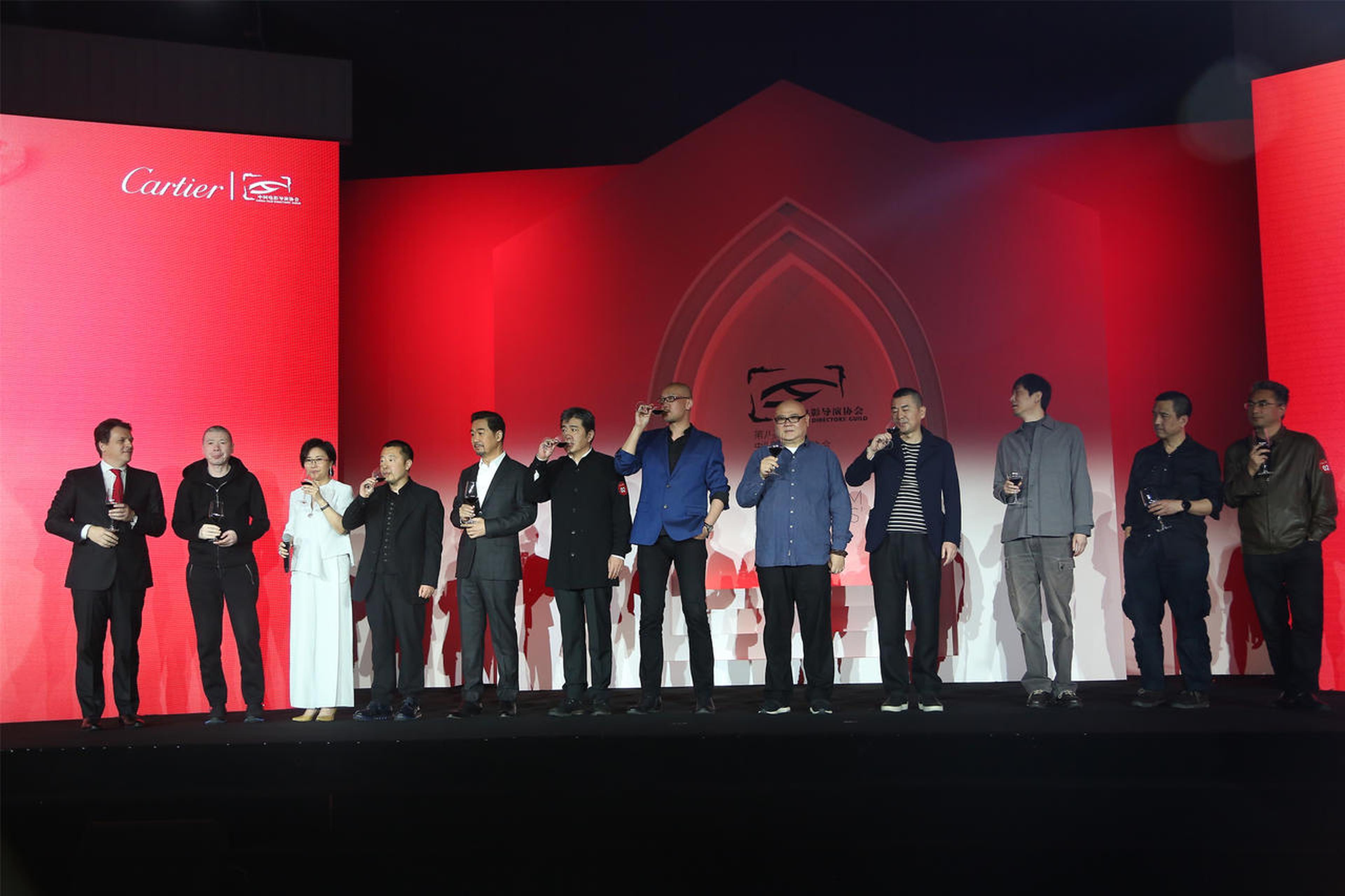 李汉龙、冯小刚、李少红、贾樟柯、张国立、江海洋、管虎、蔡尚君、陈建斌 、刁亦男、娄烨、万玛才旦