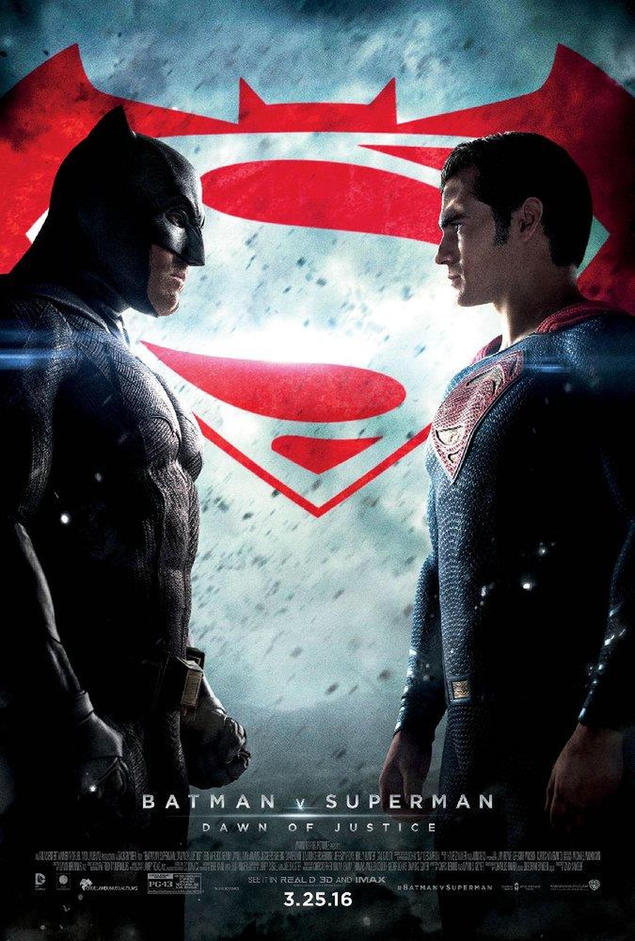 《蝙蝠侠大战超人：正义黎明》(2016) 英雄所见略有不同：本·阿弗莱克&亨利·卡维尔