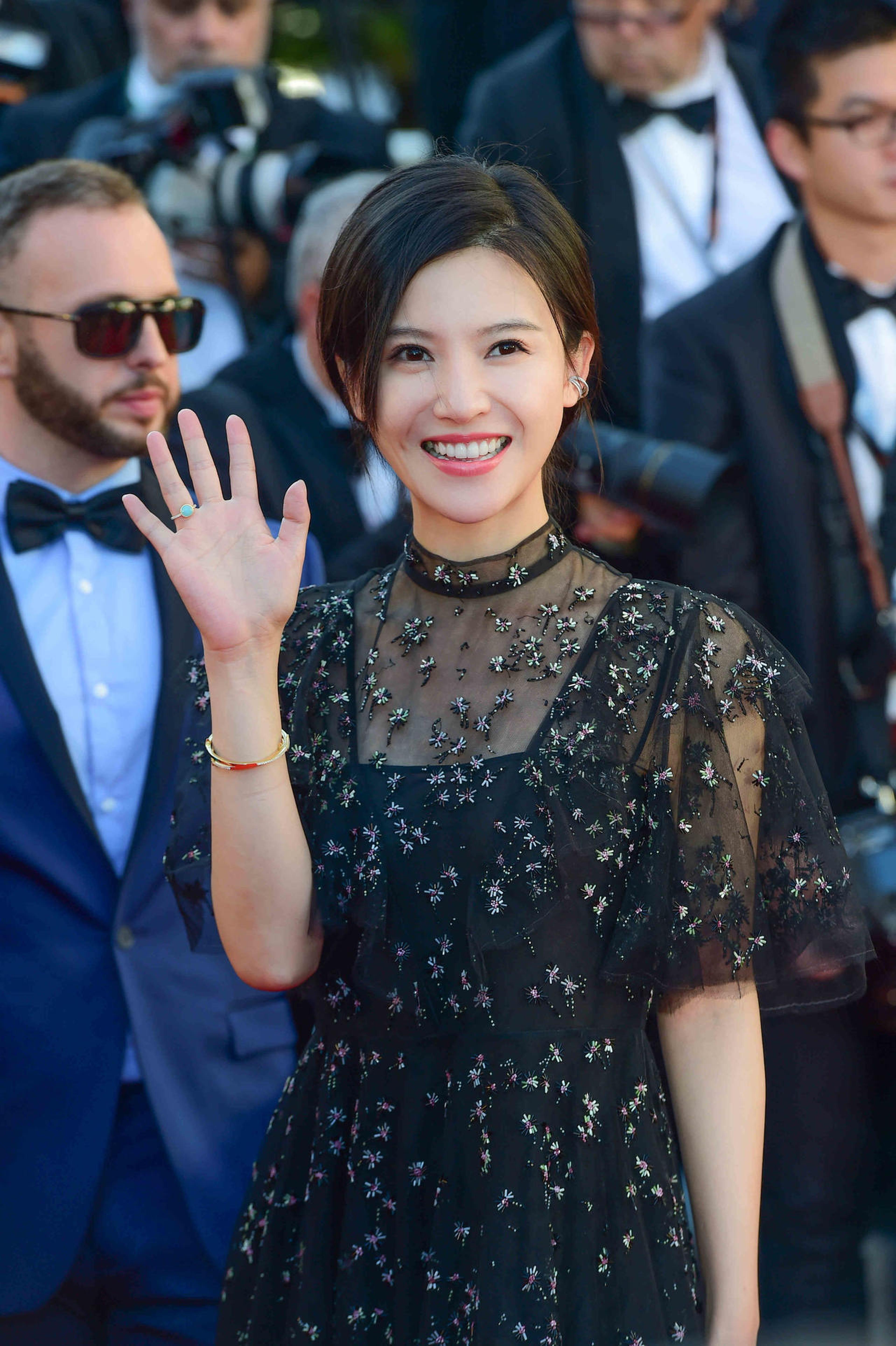 杨子姗黑裙