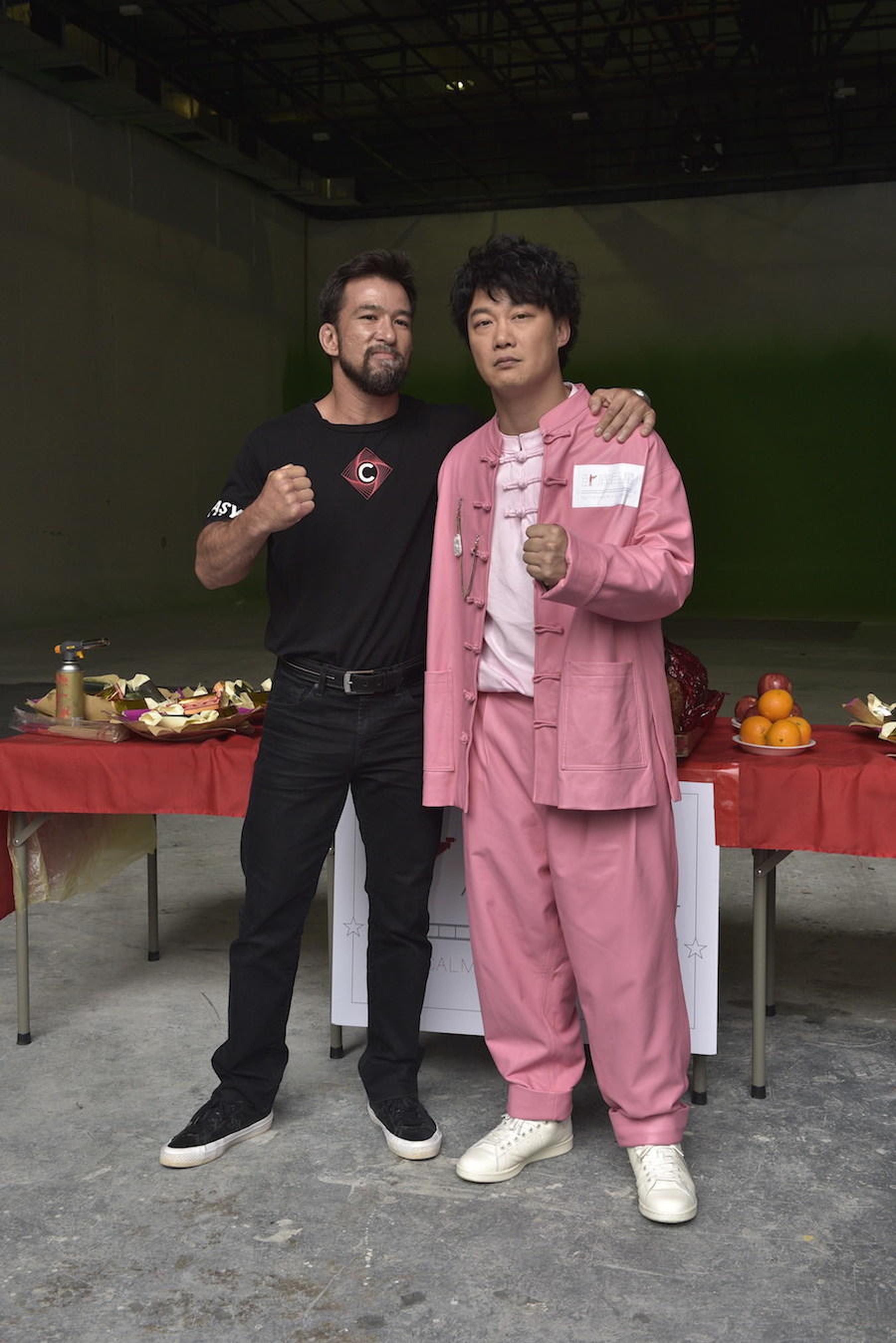 陈奕迅与Chris Collins合影