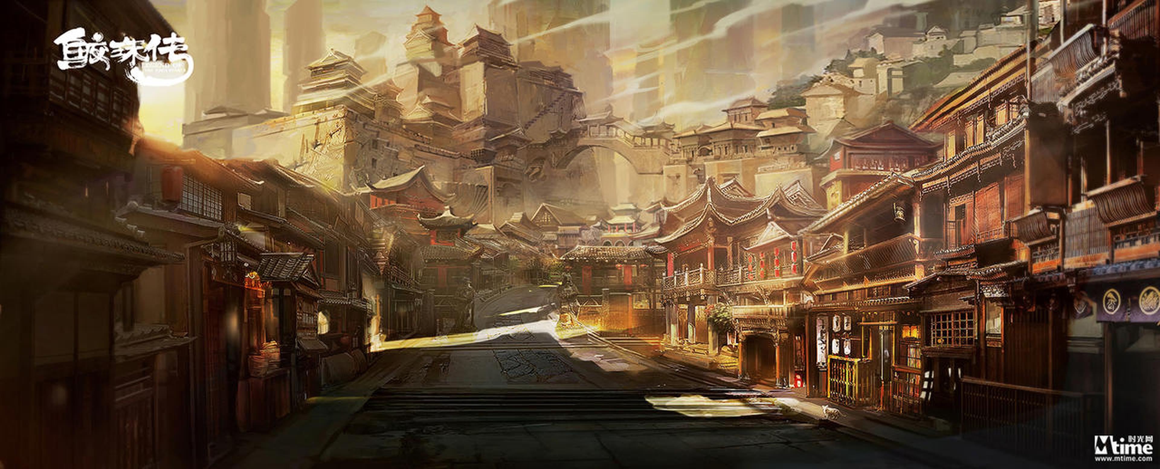 《鲛珠传》手绘图