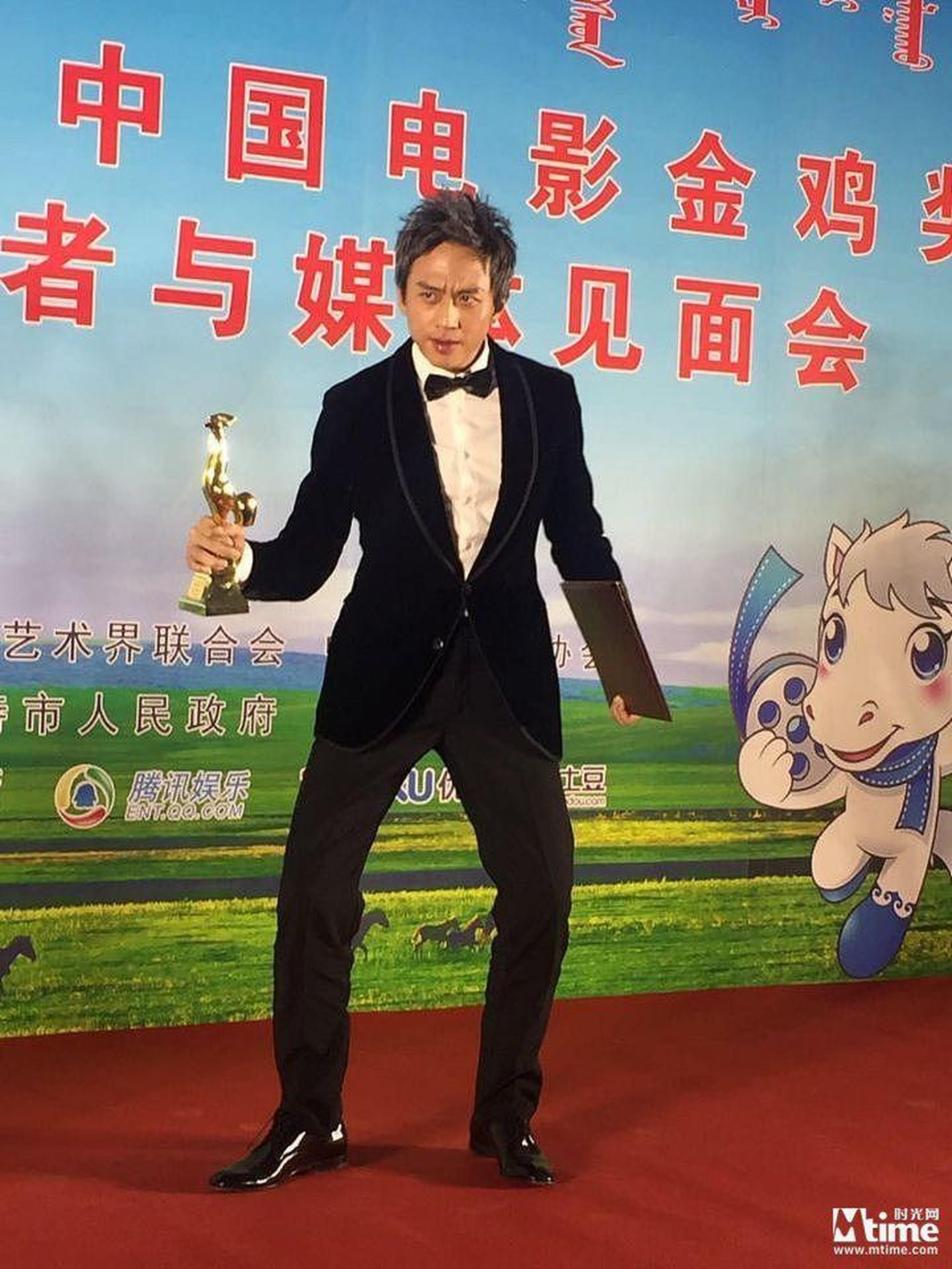 邓超凭借《烈日灼心》获得最佳男主角