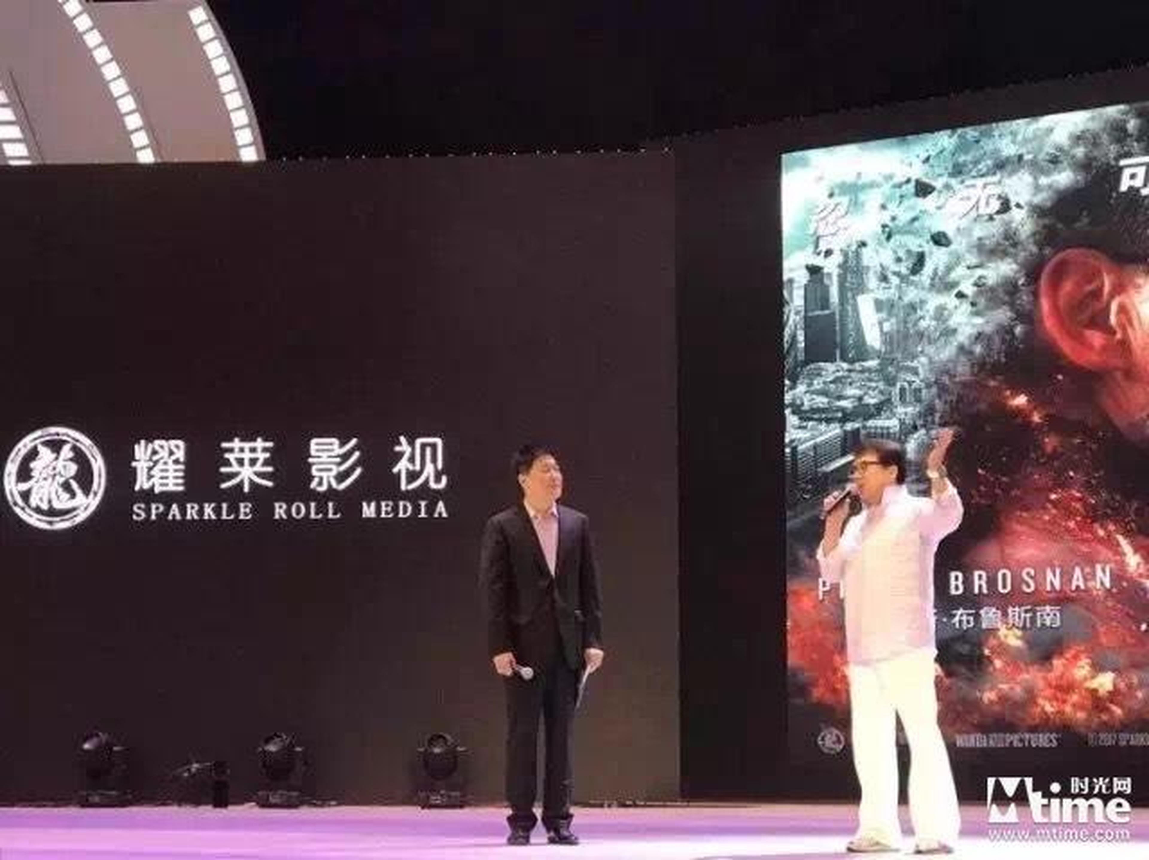 成龙推介新片《英伦对决》