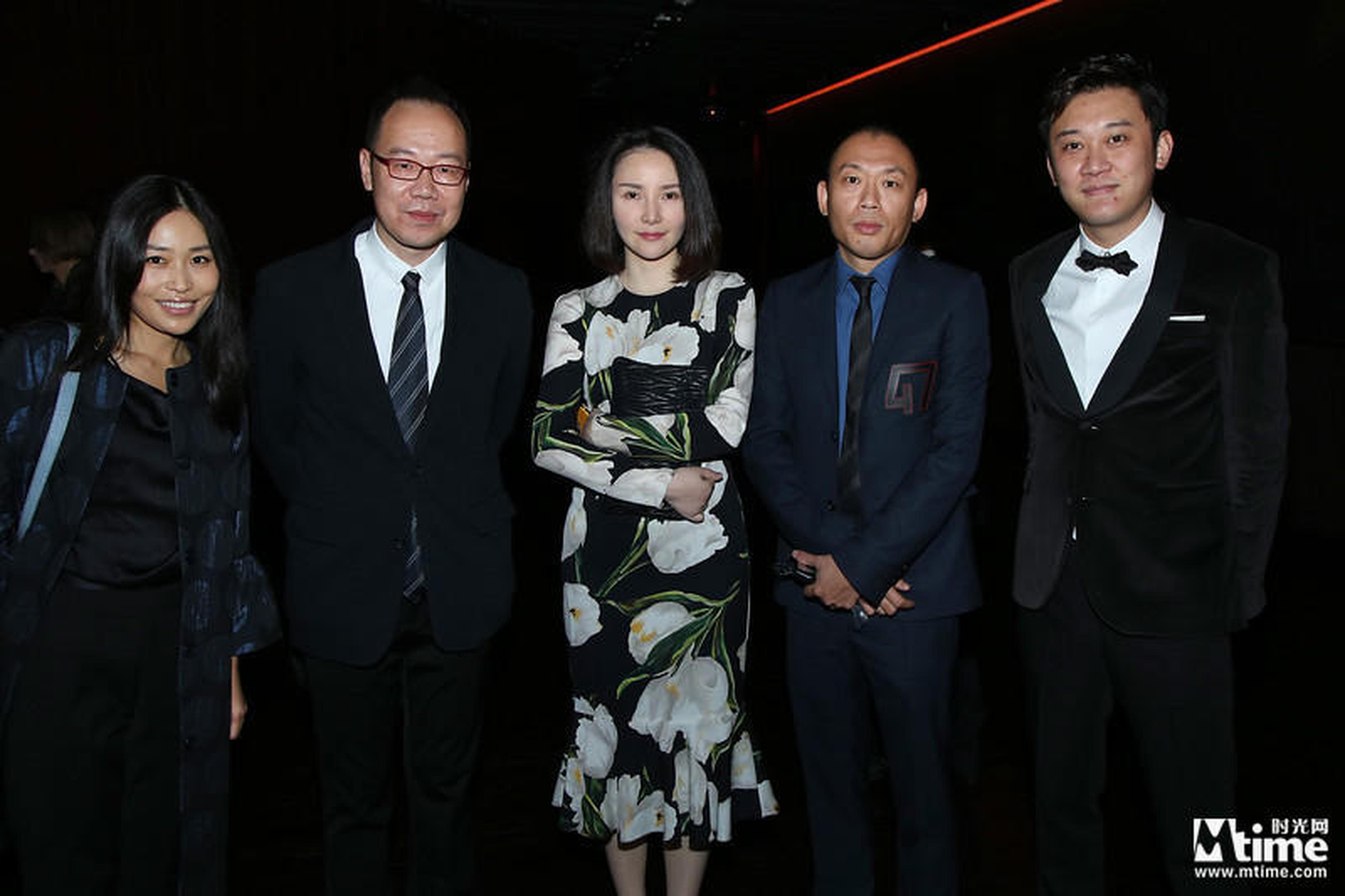 参与第五期“中美电影人才交流计划”的程耳、田羽生、谢东燊、张末等四位导演与派拉蒙影业中国区总经理尹艾