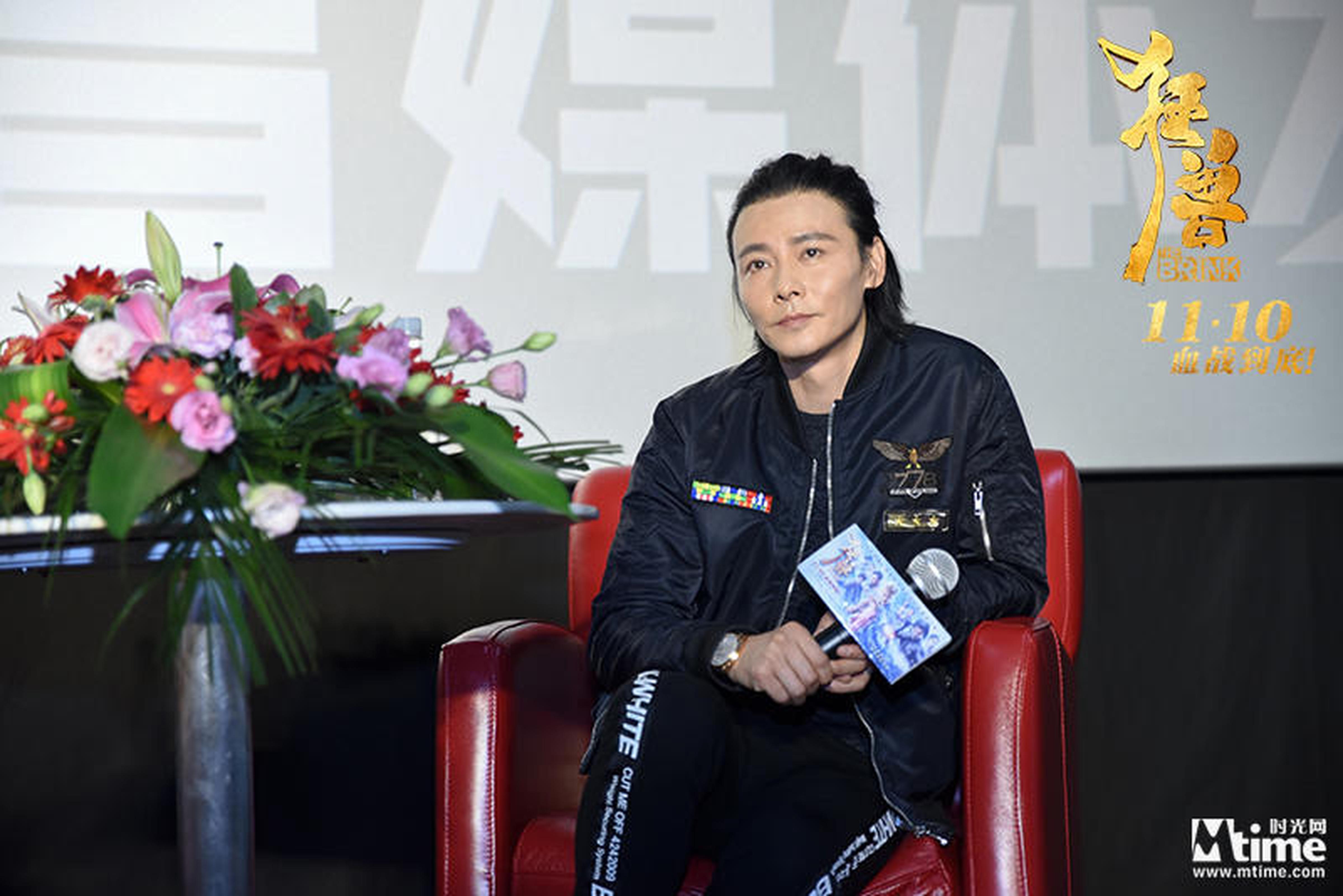 张晋在《狂兽》南昌路演现场