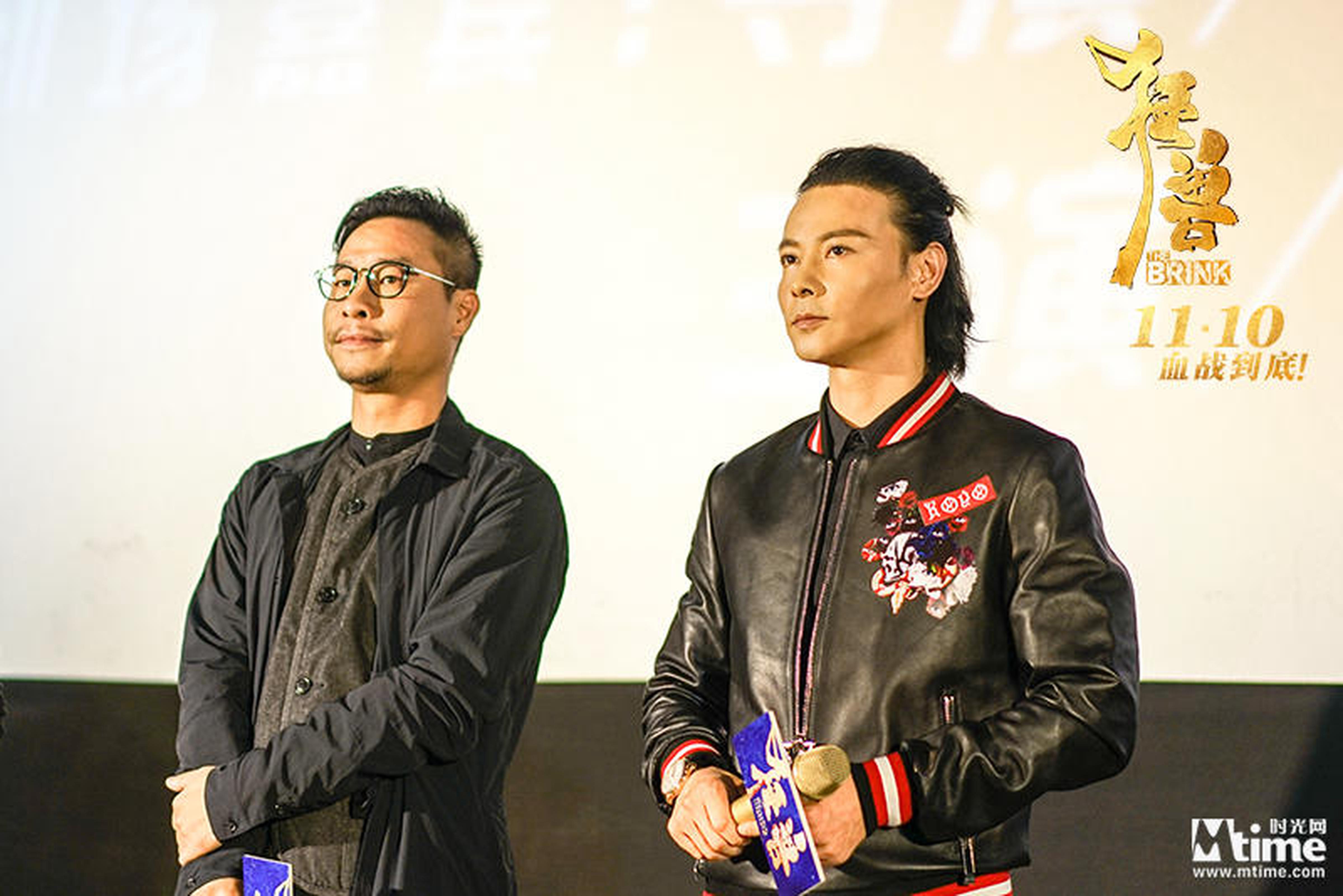 导演李子俊与张晋武汉路演