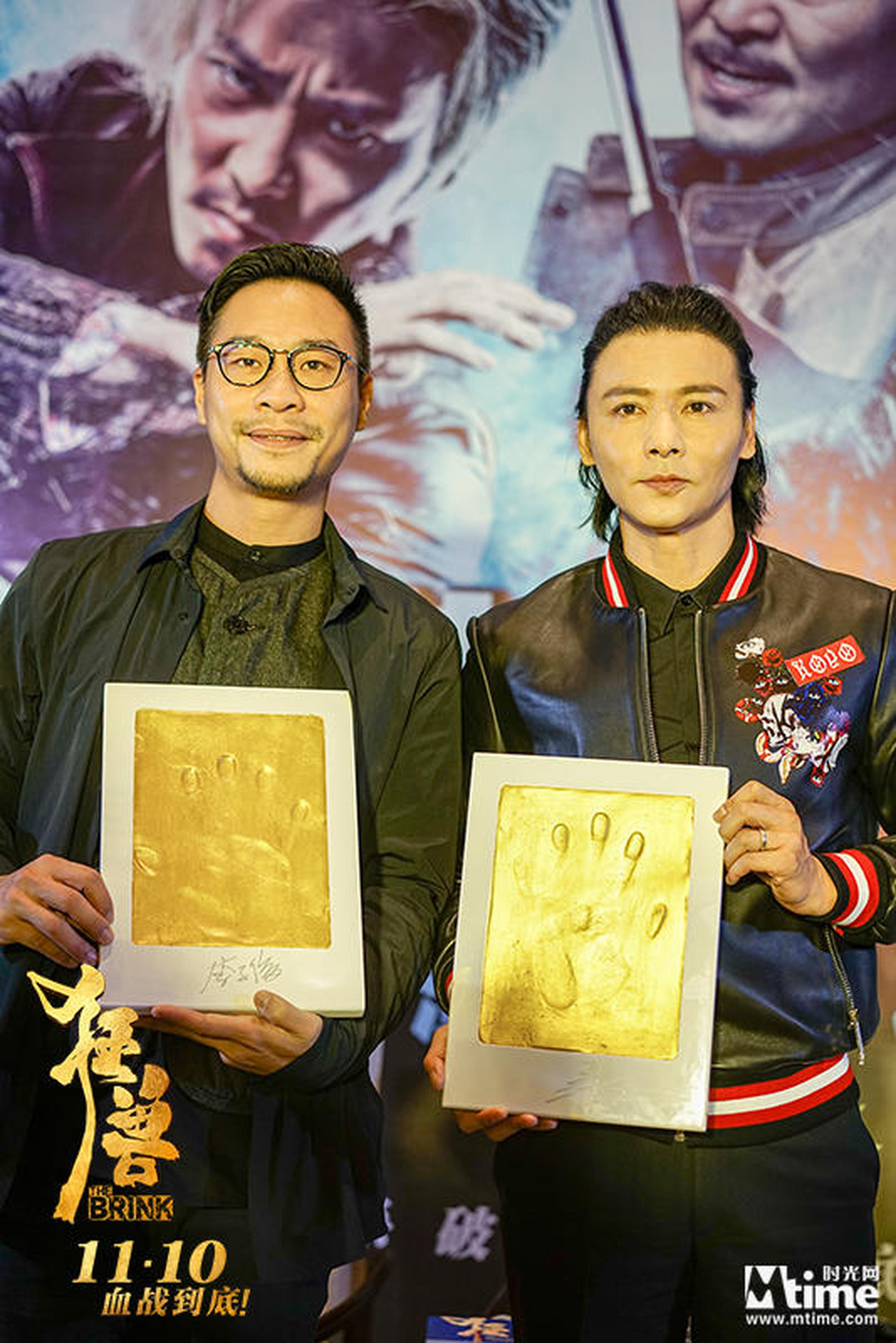 导演李子俊与张晋合影留念