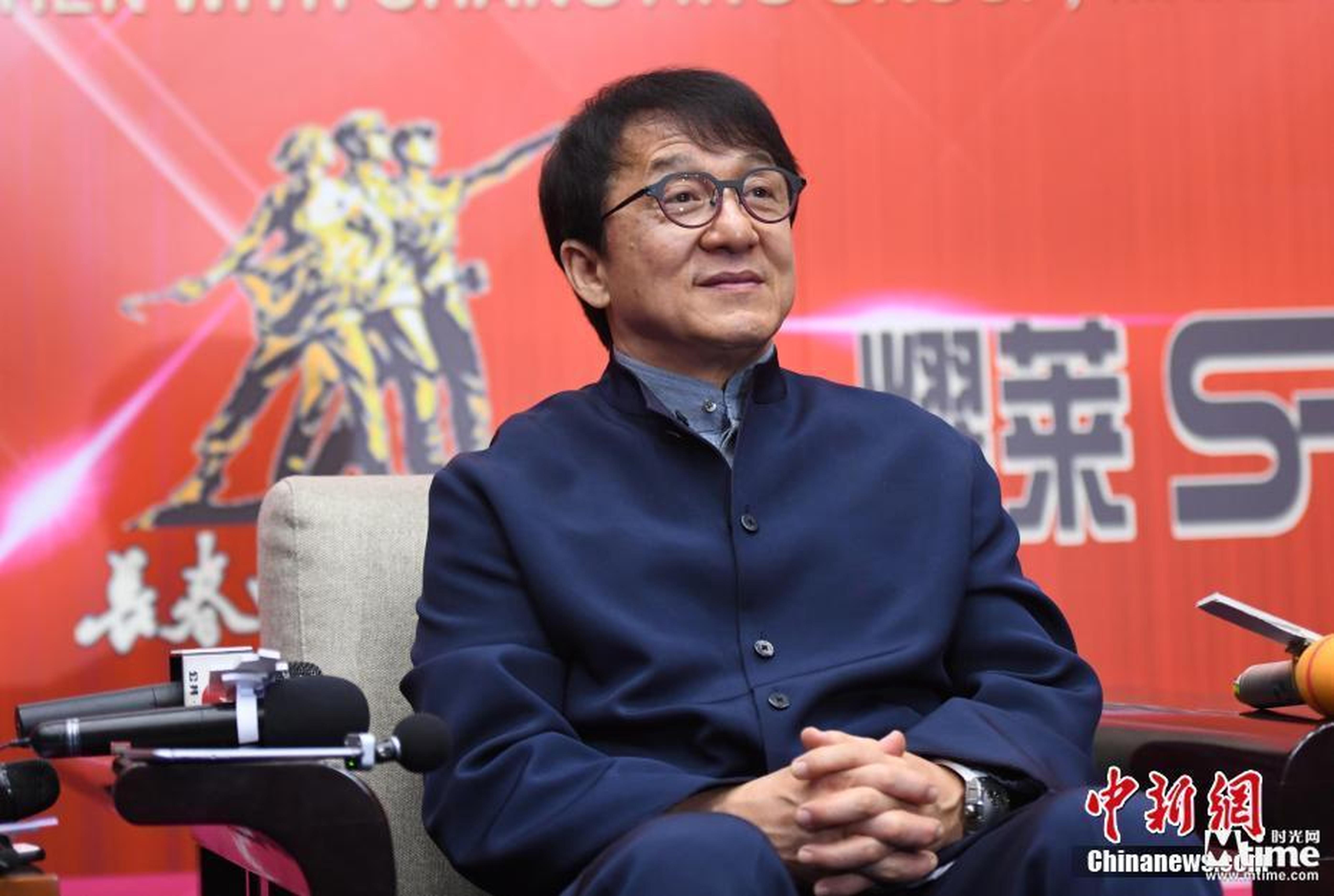 成龙亮相长春（图片来源：中新网）