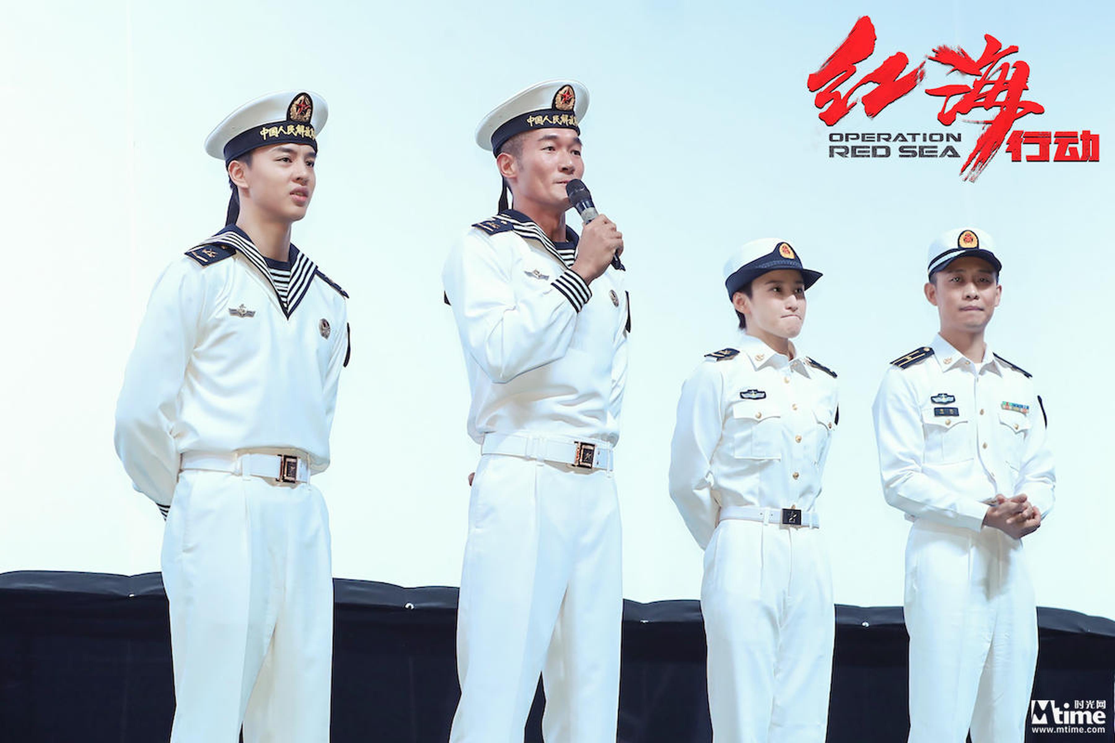 《红海行动》映后王雨甜角色受欢迎