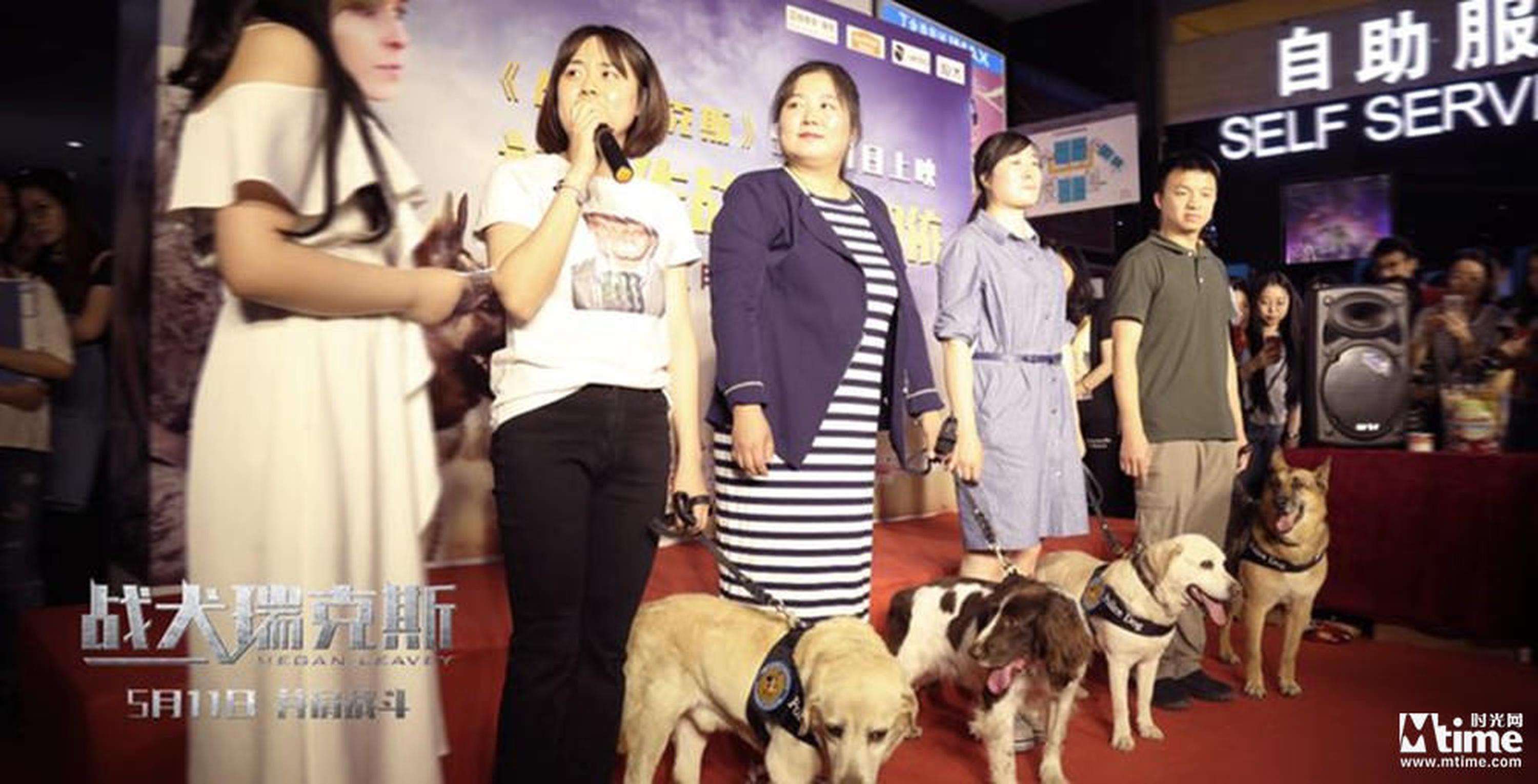 现场邀请退役警犬