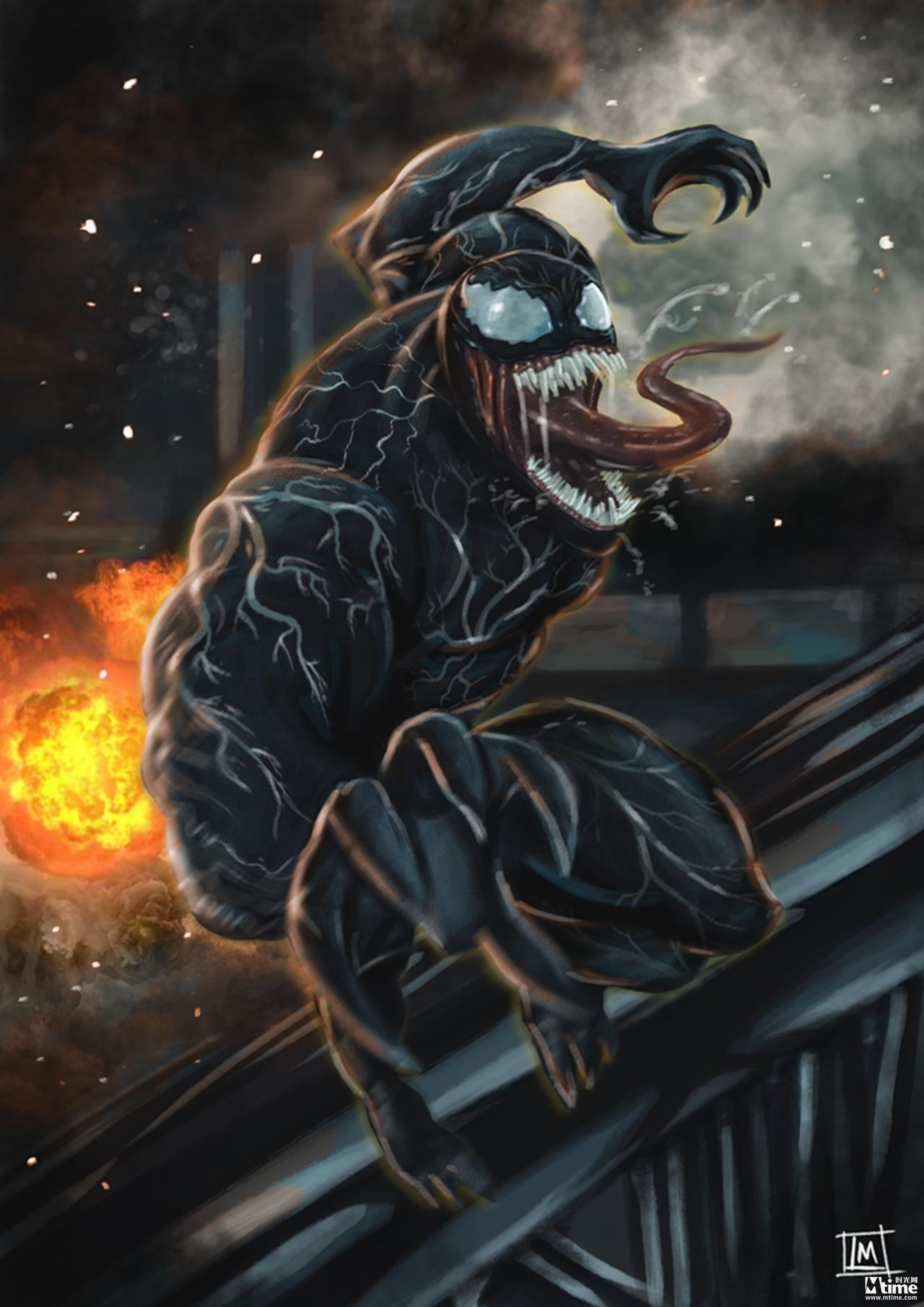 Venom_Lloyd_Mills创作