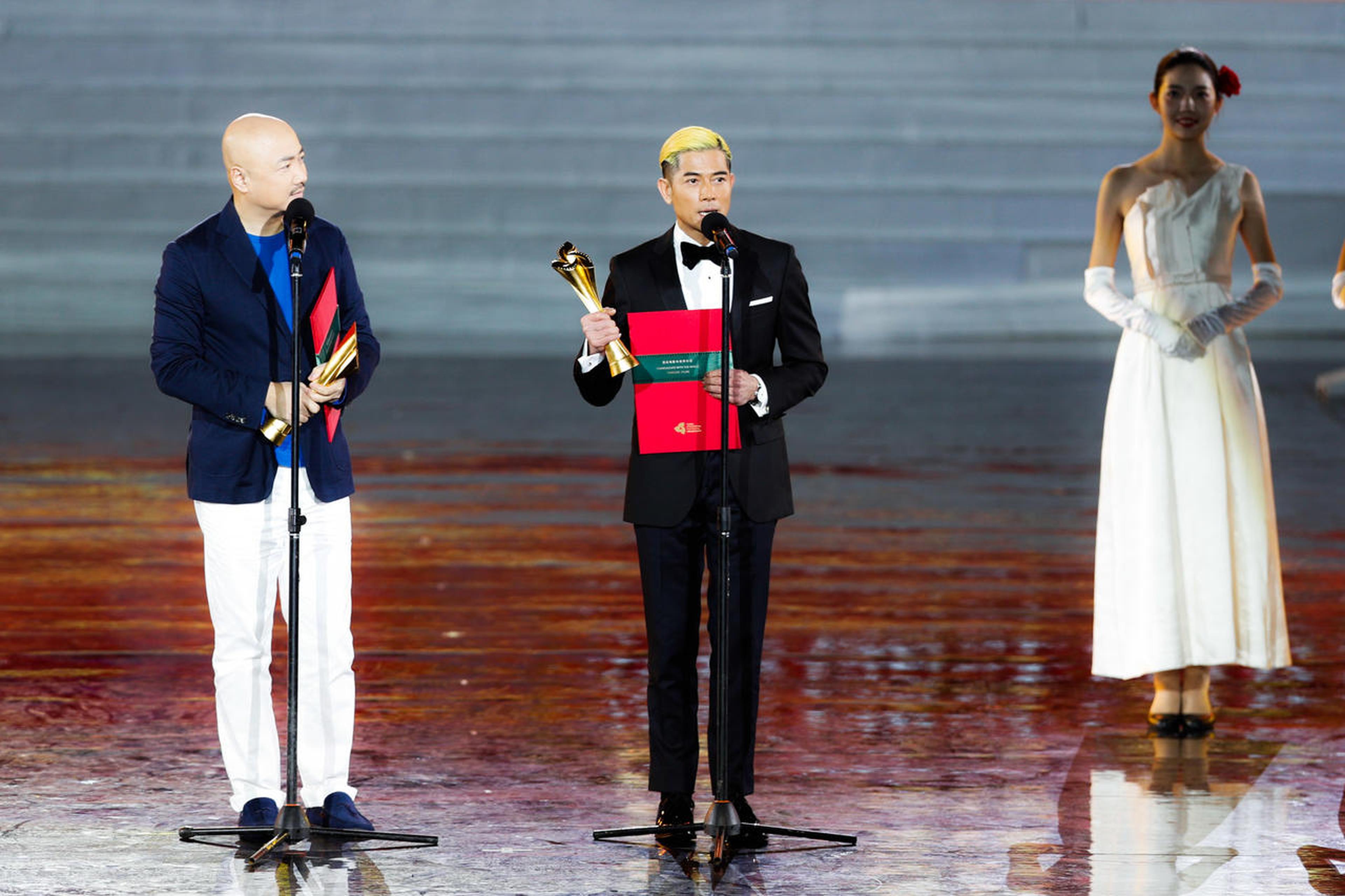 郭富城与徐峥获得“年度男演员”，头发最少和头发最奇怪的两位