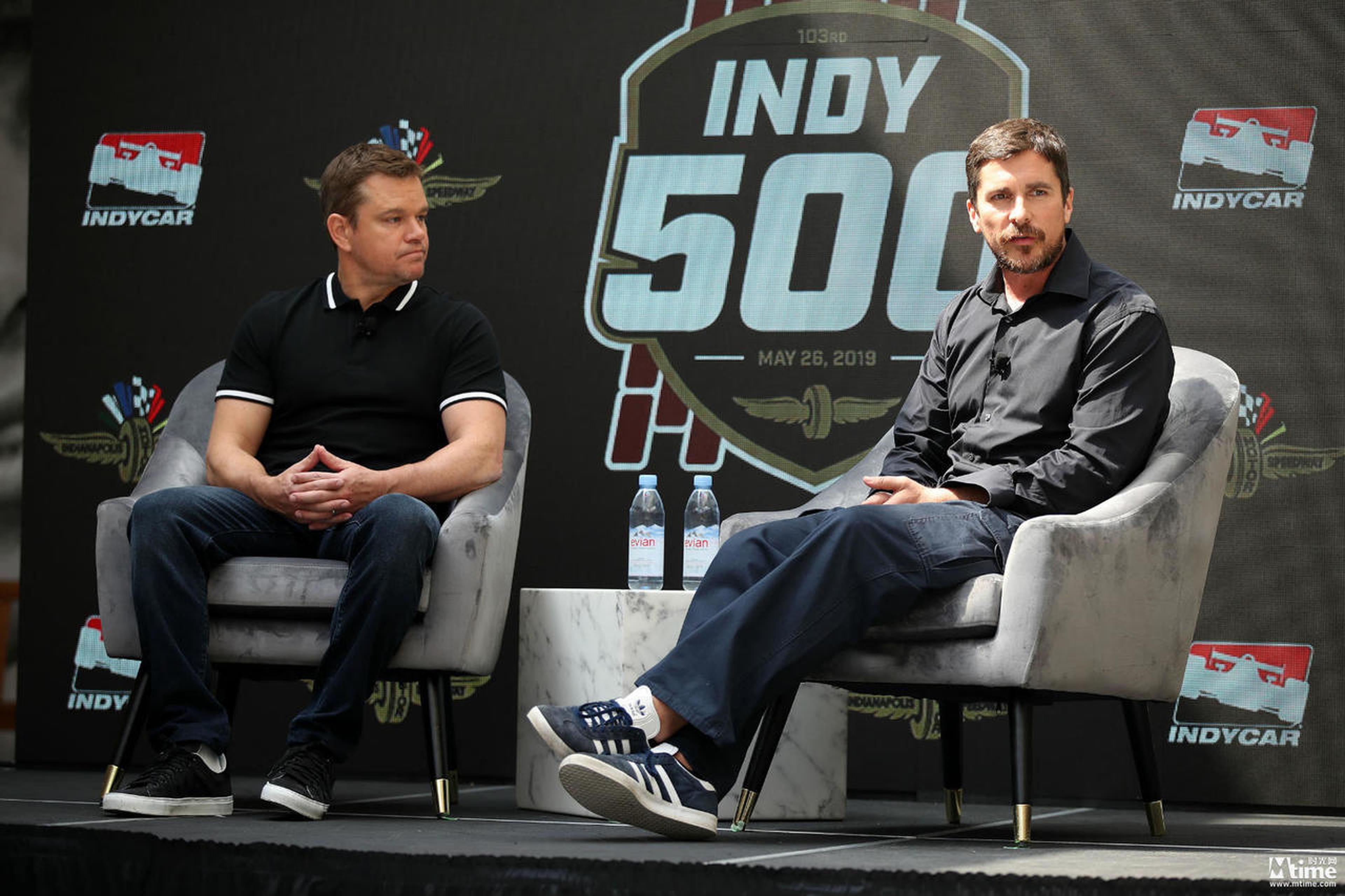 克里斯蒂安·贝尔和马特·达蒙亮相Indy 500