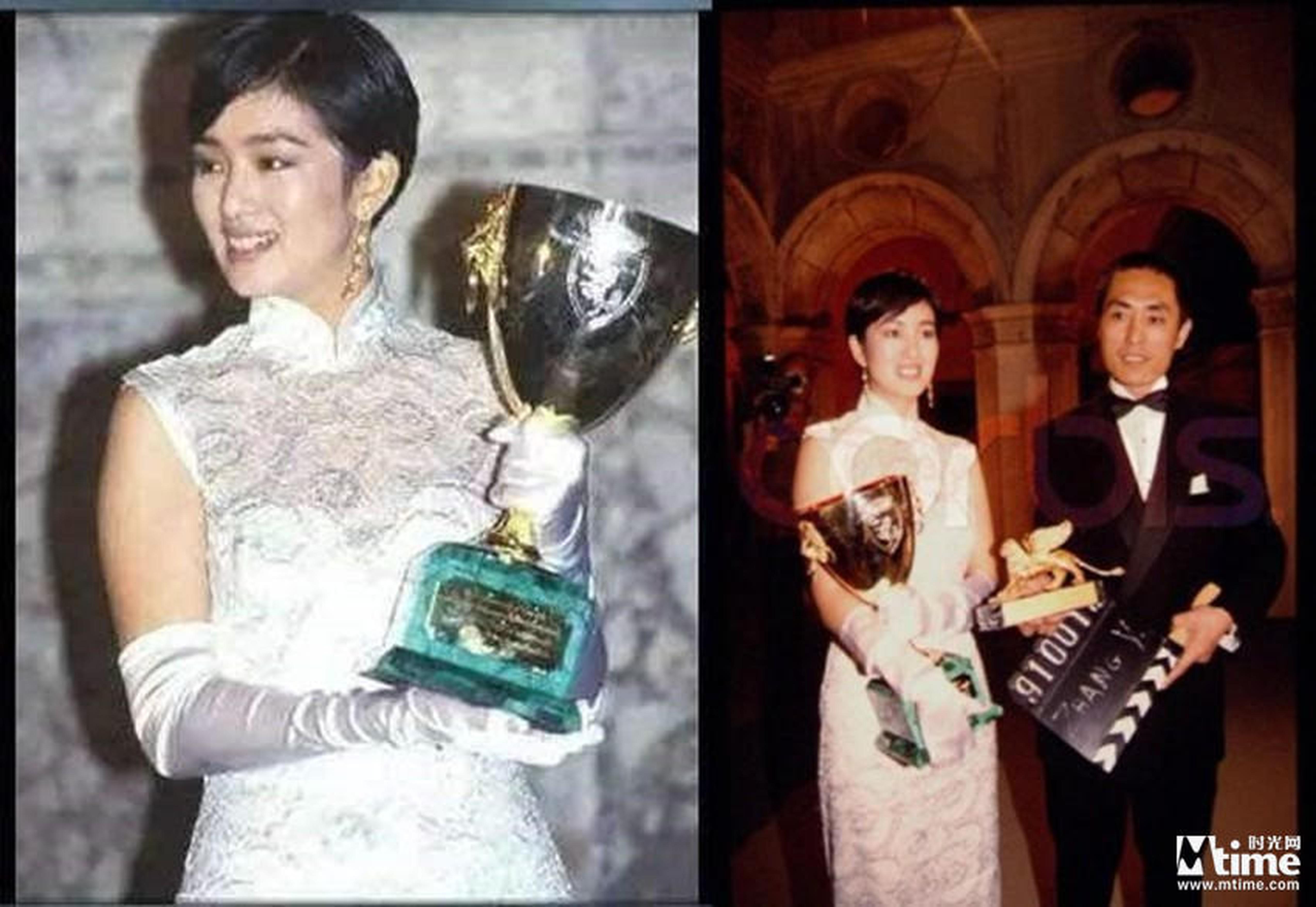 1992年，巩俐凭借电影《秋菊打官司》捧得威尼斯影后桂冠