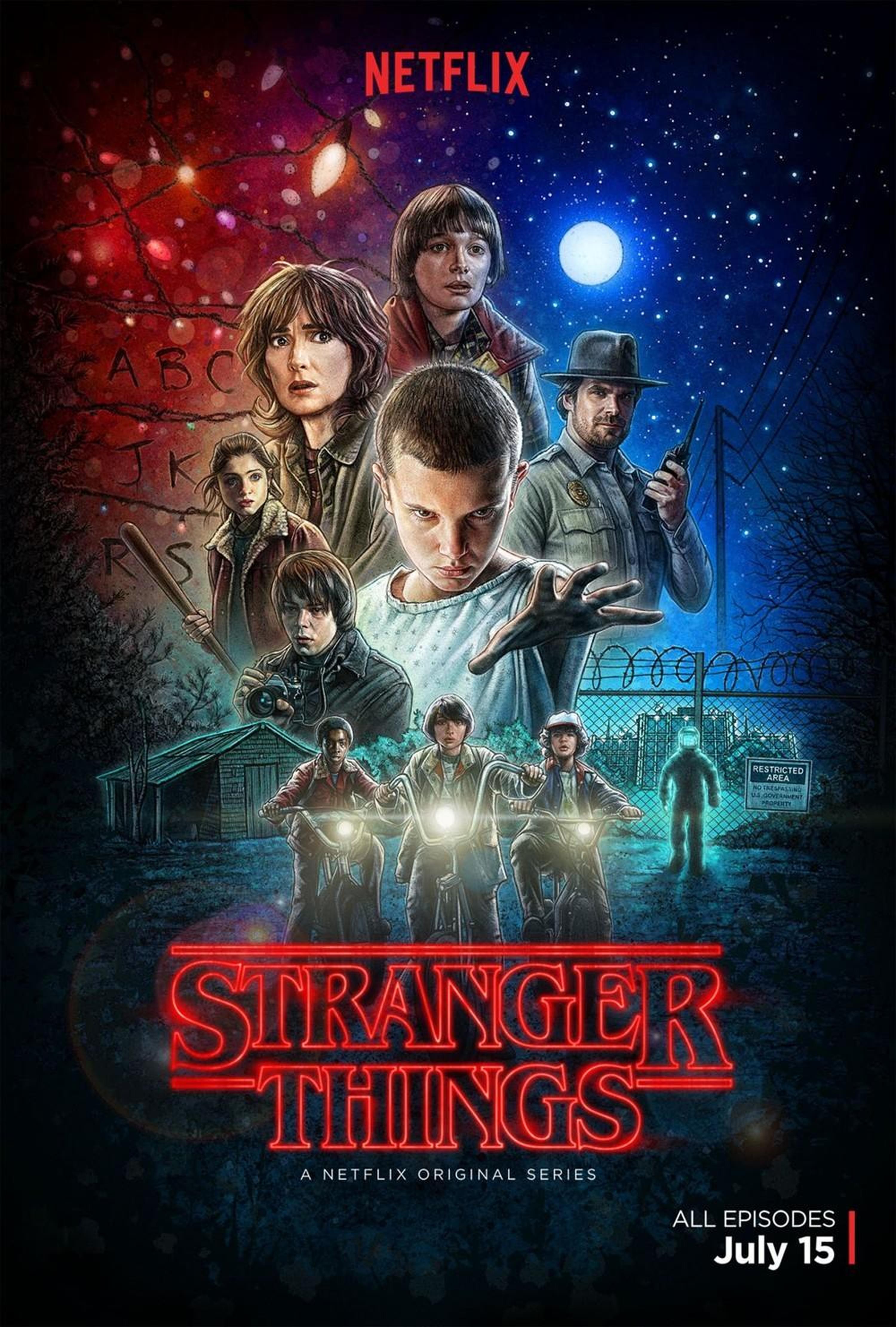 1. 剧集《怪奇物语》Netflix平台观看人数6400万