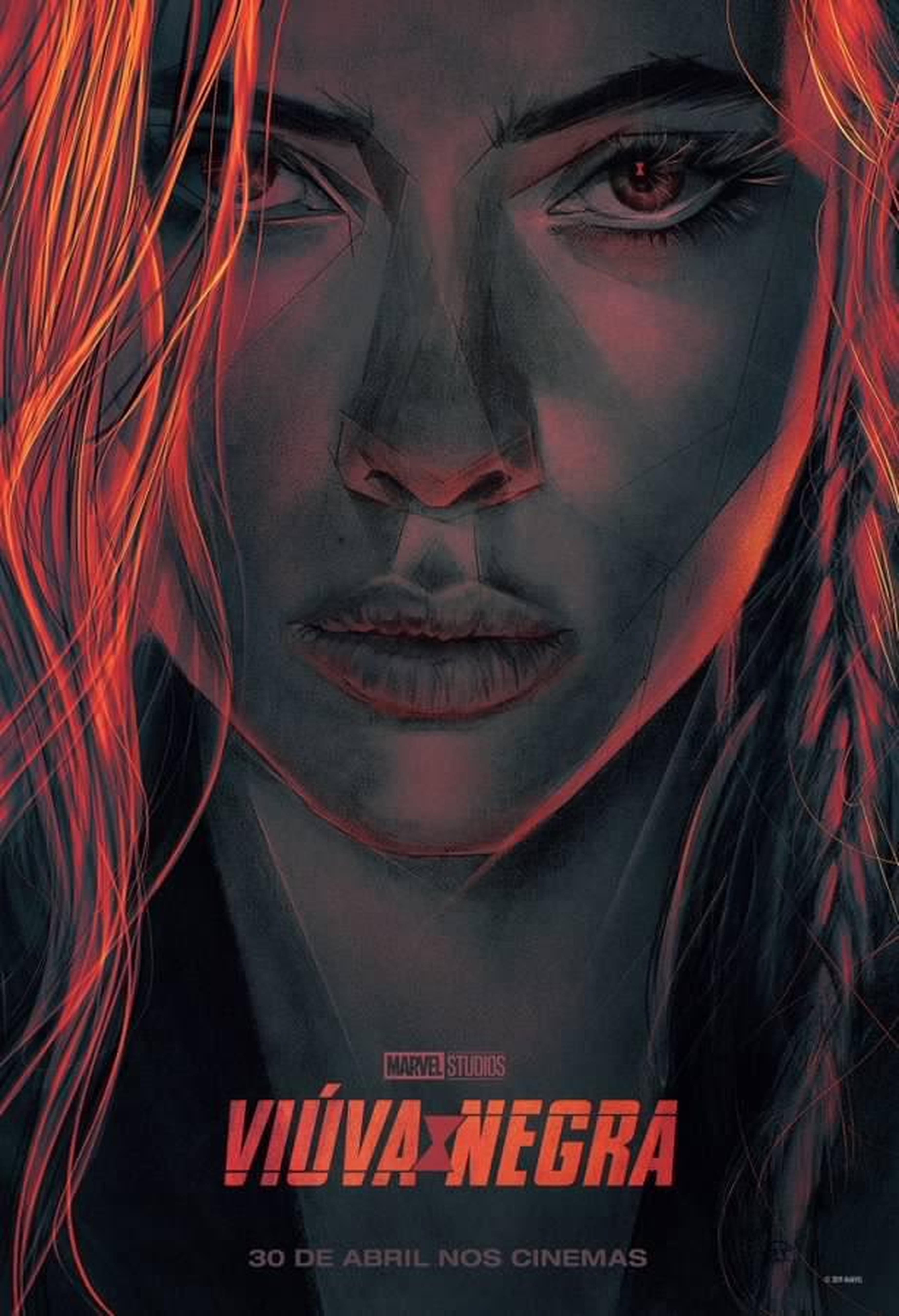 《黑寡妇》今天同时曝光漫展艺术海报，影片将于明年5月上映。