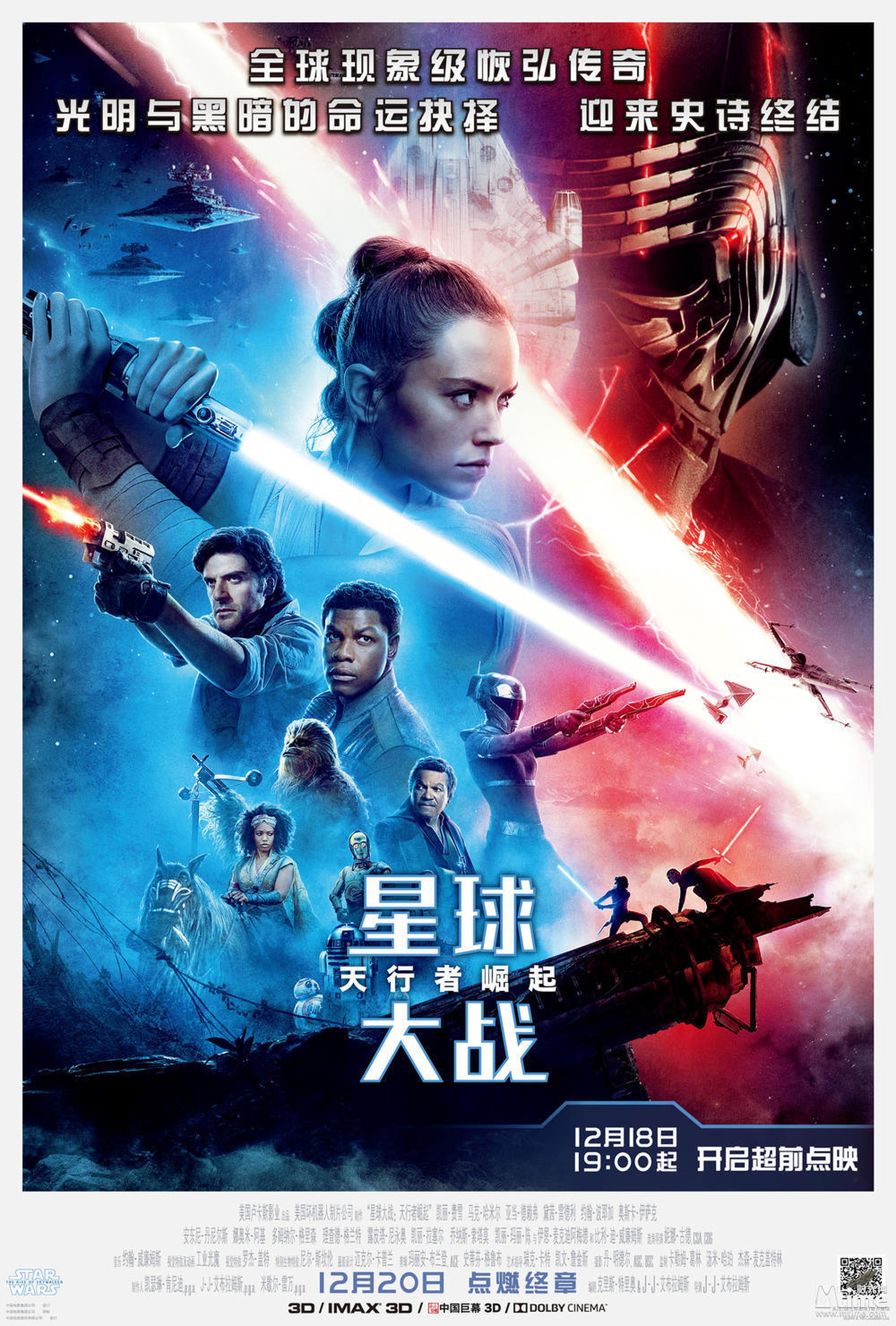 TOP9《星球大战9：天行者崛起》9.52亿美元