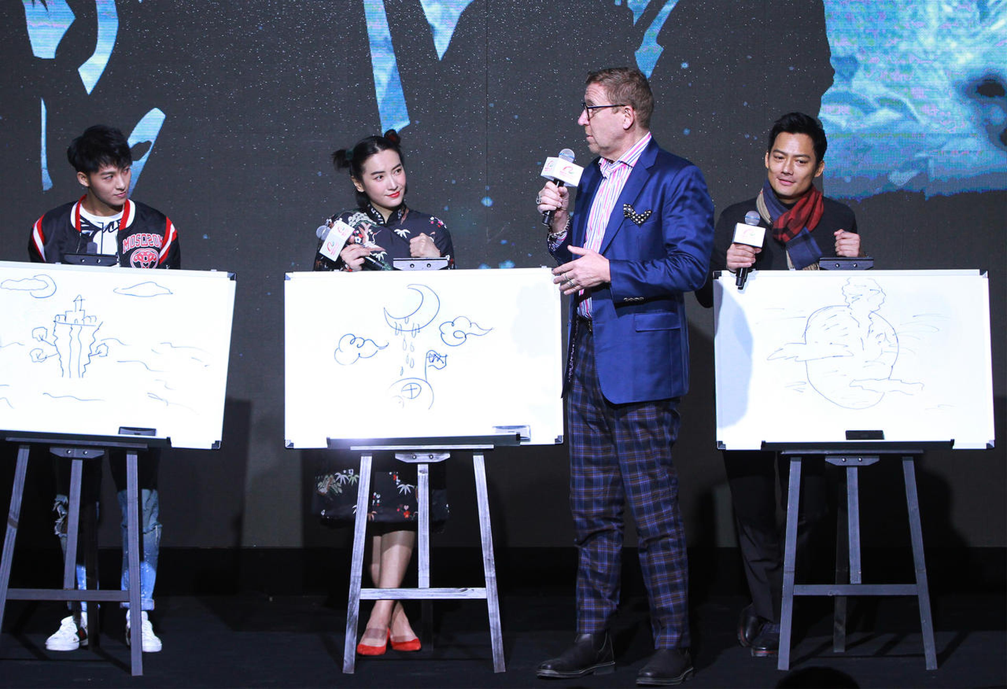 伍嘉成、李媛、高圣远画片中场景